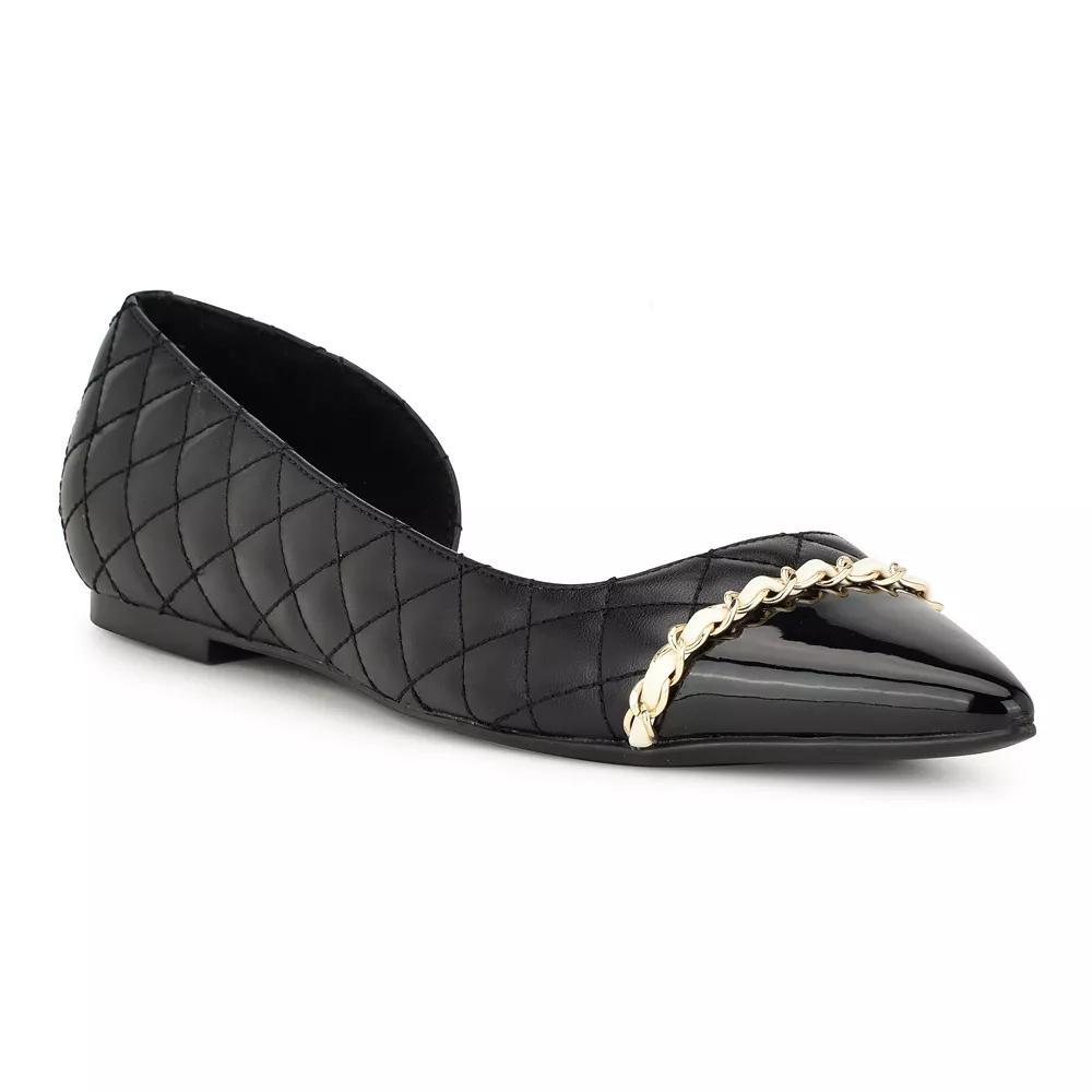 Nine West Breza Women's Slip-on Pointy Toe Dress Flats, Size: 7, Black Team Product Image