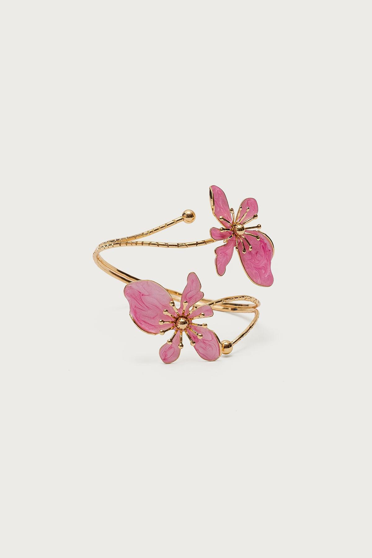 Blush Flower Cuff Bracelet Product Image