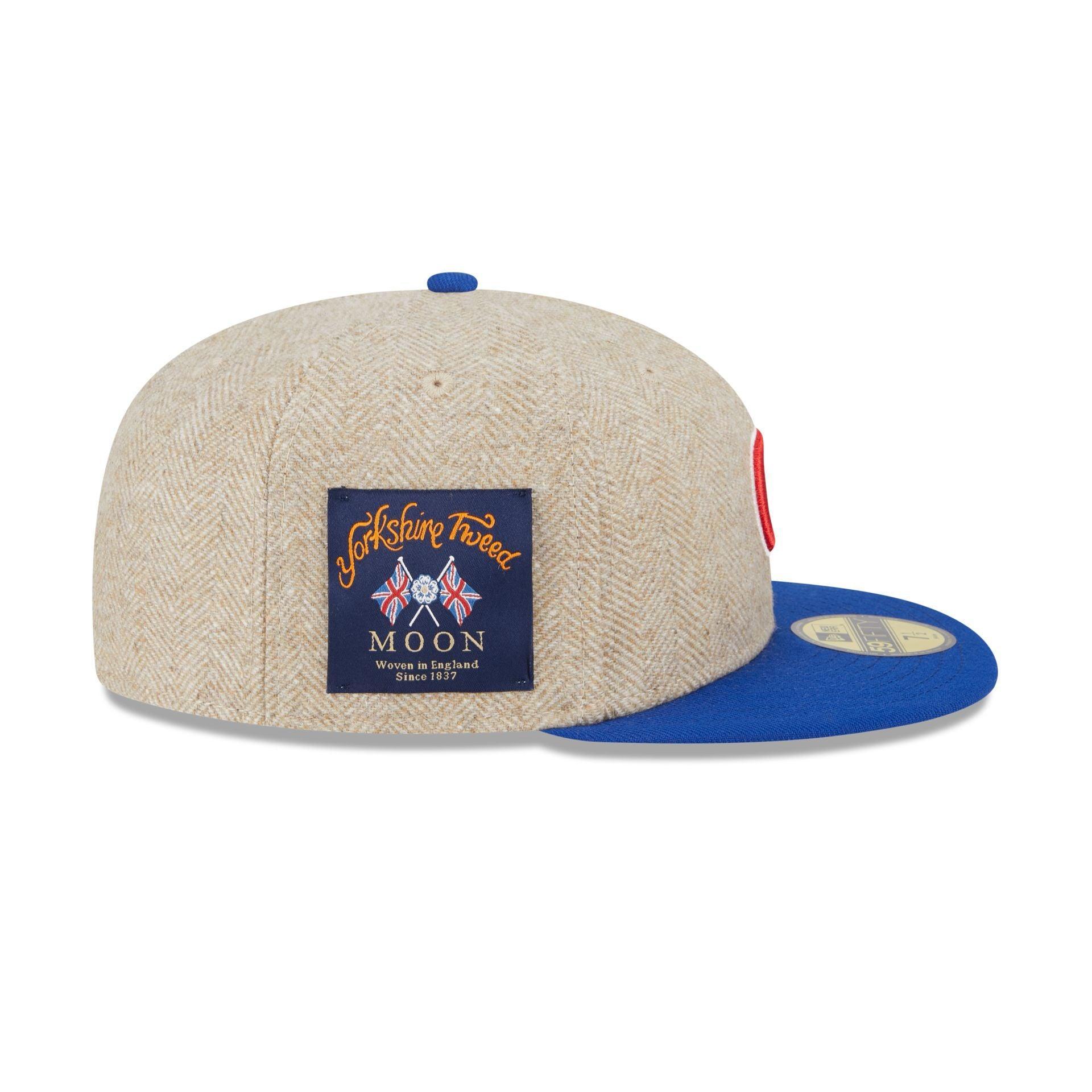 Chicago Cubs Herringbone Moon 59FIFTY Fitted Hat Male Product Image
