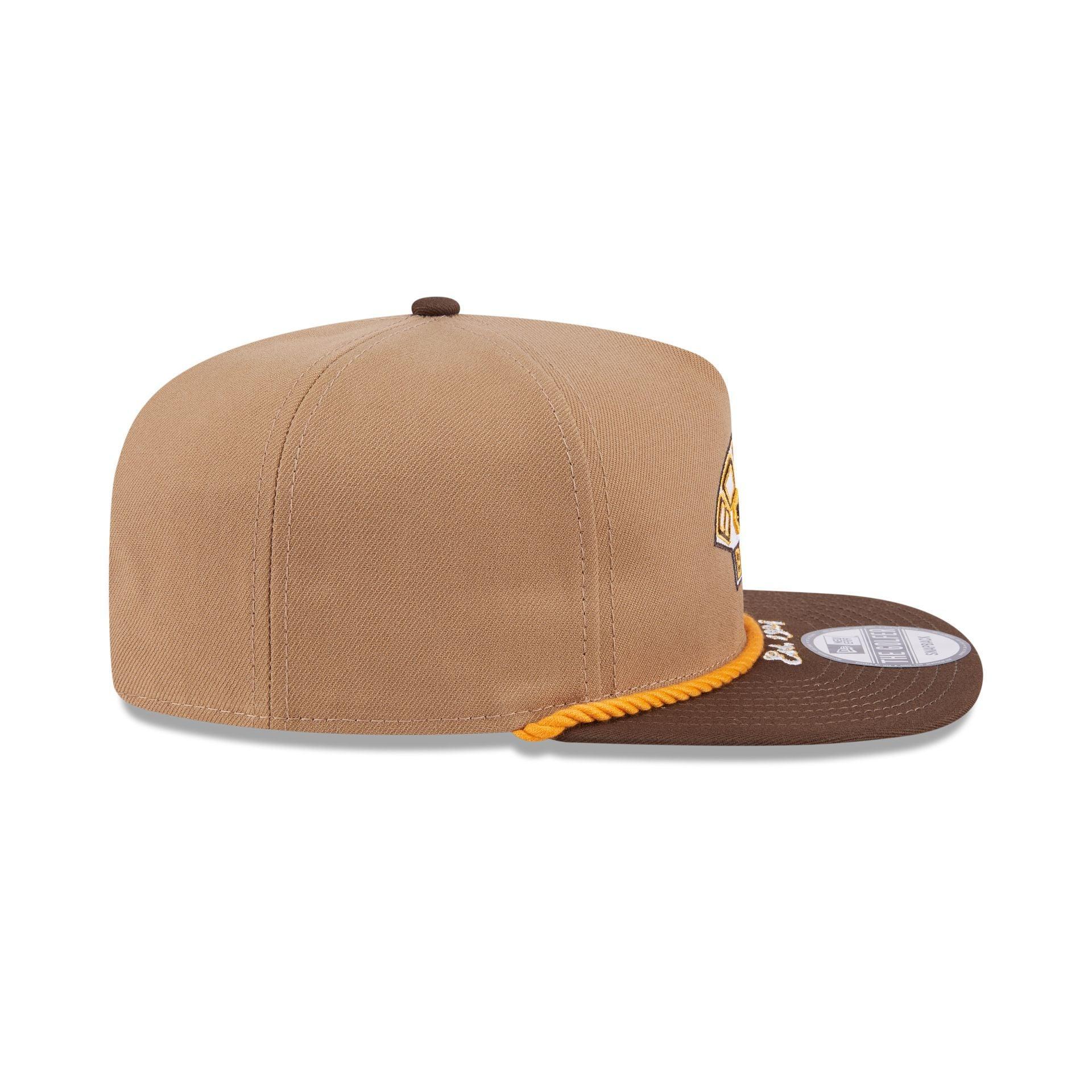 Boston Bruins Khaki Rope Golfer Hat Male Product Image