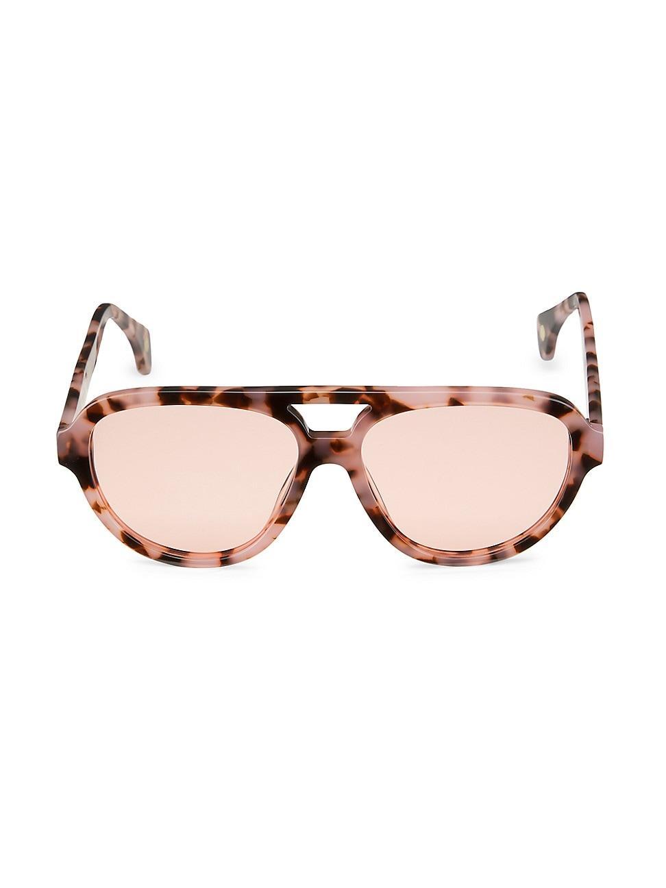 Womens Harlem Haberdashery The Lenox Avenue 50MM Aviator Sunglasses Product Image