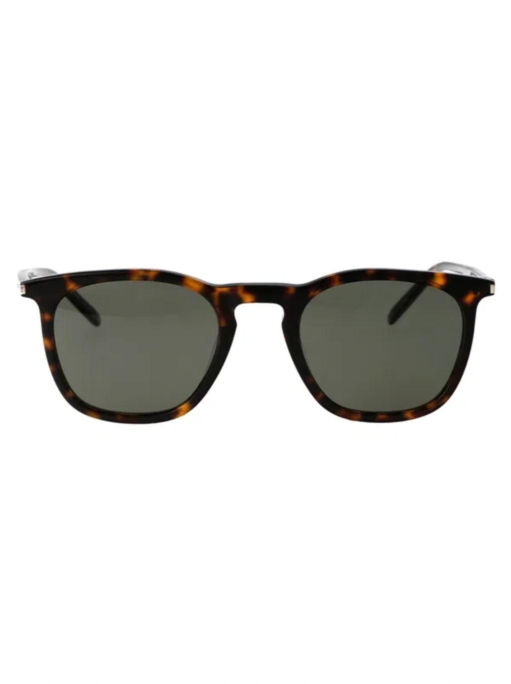 CARTIER Sunglasses In Gold Brown Green Product Image