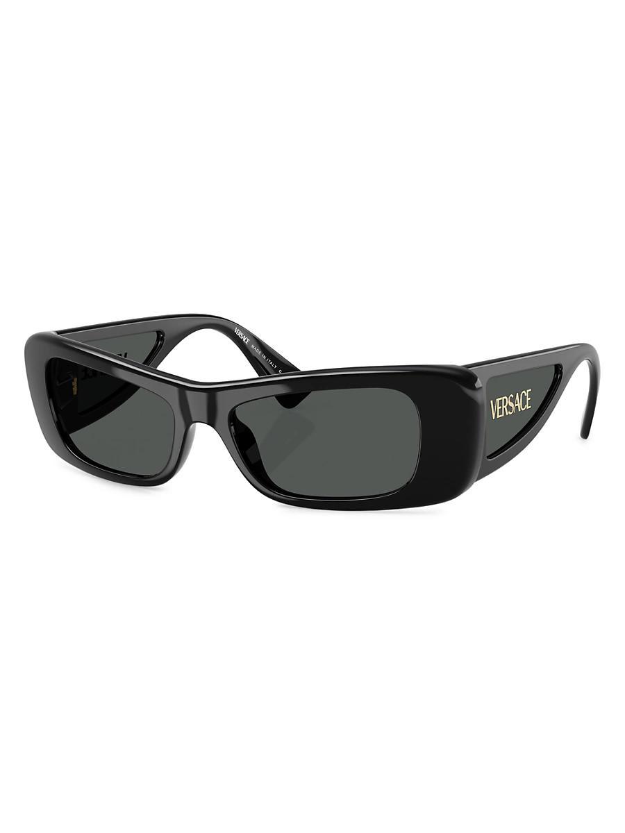 Mens 55MM Oval Sunglasses Product Image