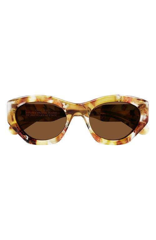 CHLOÉ 53mm Cat Eye Sunglasses In Bronze Product Image