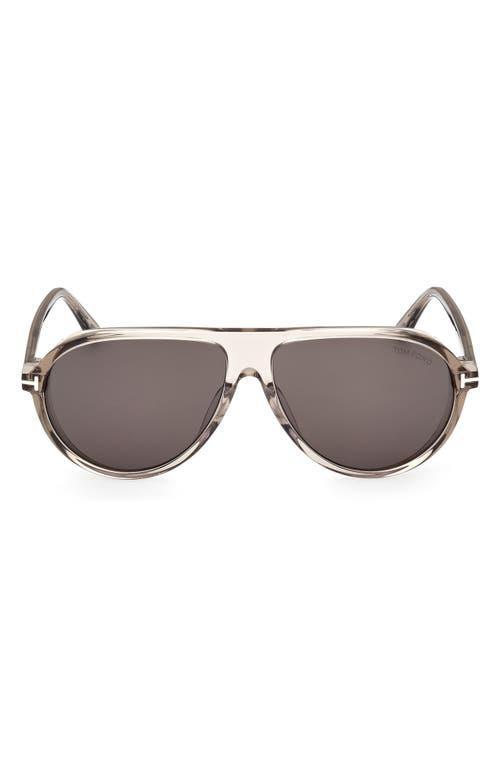 Tom Ford Marcus Pilot Sunglasses, 60mm Product Image