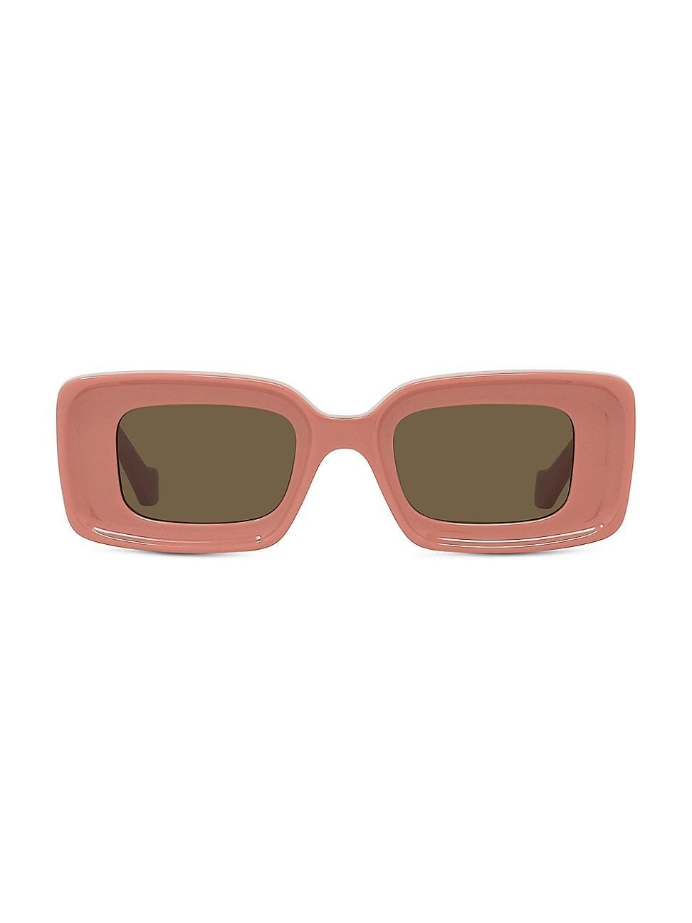 Anagram Beveled Acetate Rectangle Sunglasses Product Image
