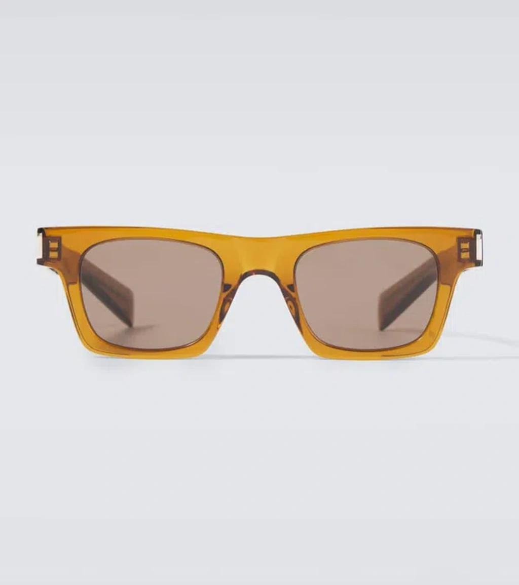 SAINT LAURENT Sl 719 Square Sunglasses In Orange Product Image