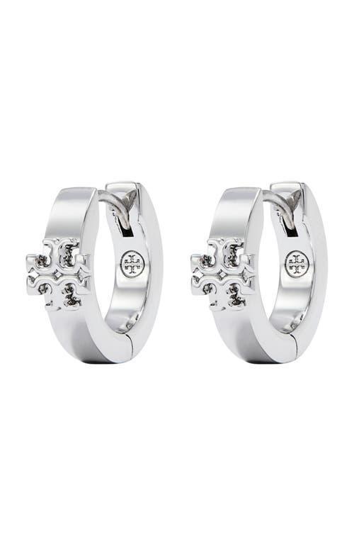 Tory Burch Kira Crystal Huggie Hoop Earrings Product Image