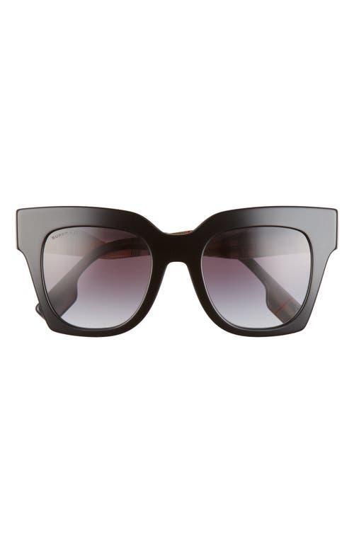 Burberry Womens BE4364 Kitty 49mm Square Check Sunglasses Product Image