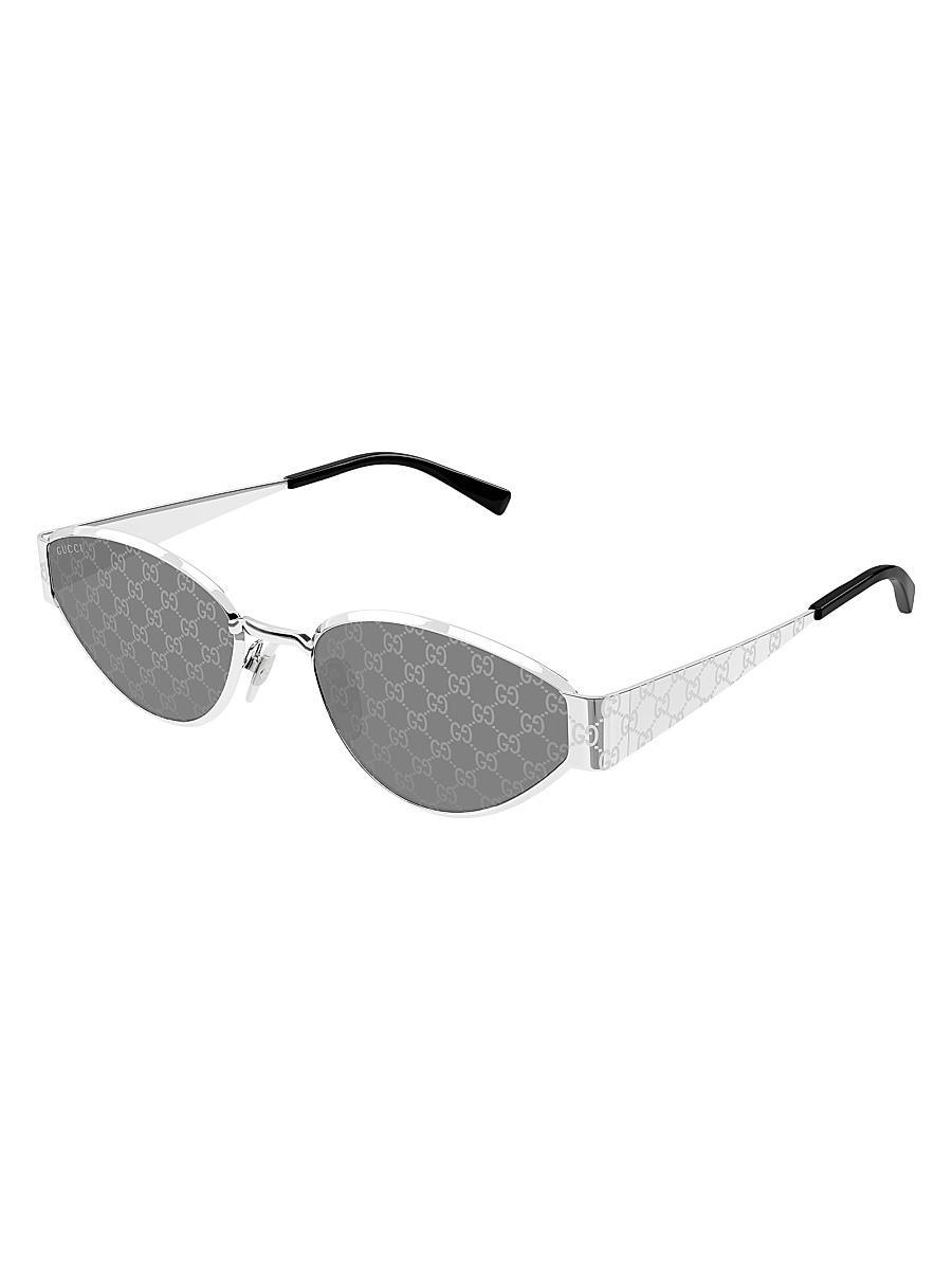 Mens Nylon and Metal Oval Sunglasses Product Image