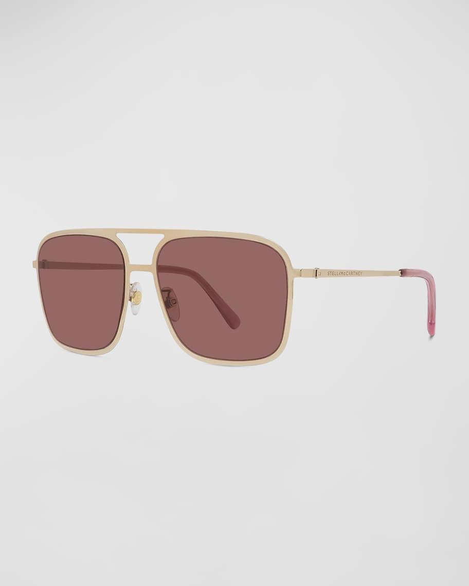 Pilot Metal Alloy & Plastic Aviator Sunglasses Product Image