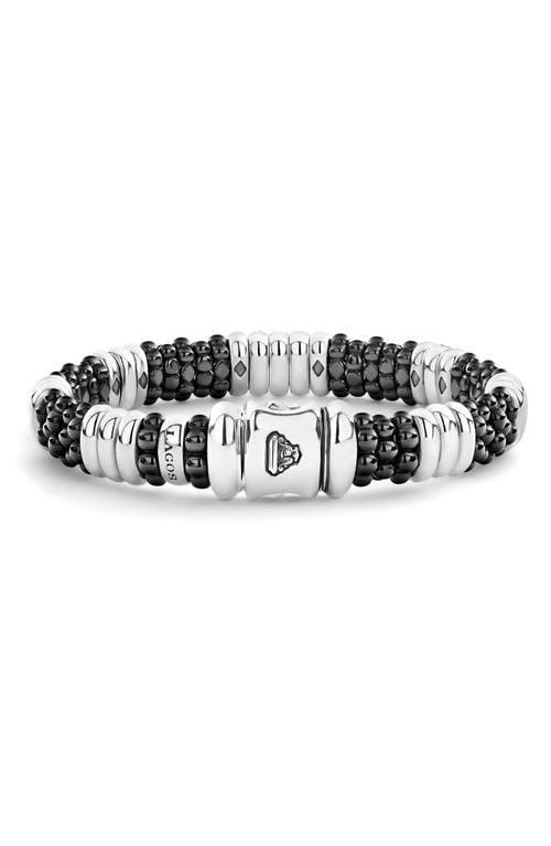 Black Caviar Diamond 3-Link Bracelet Product Image