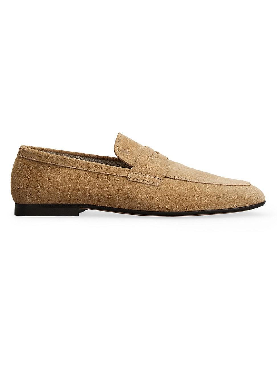 Ferragamo Mens Foster Suede Loafers Product Image
