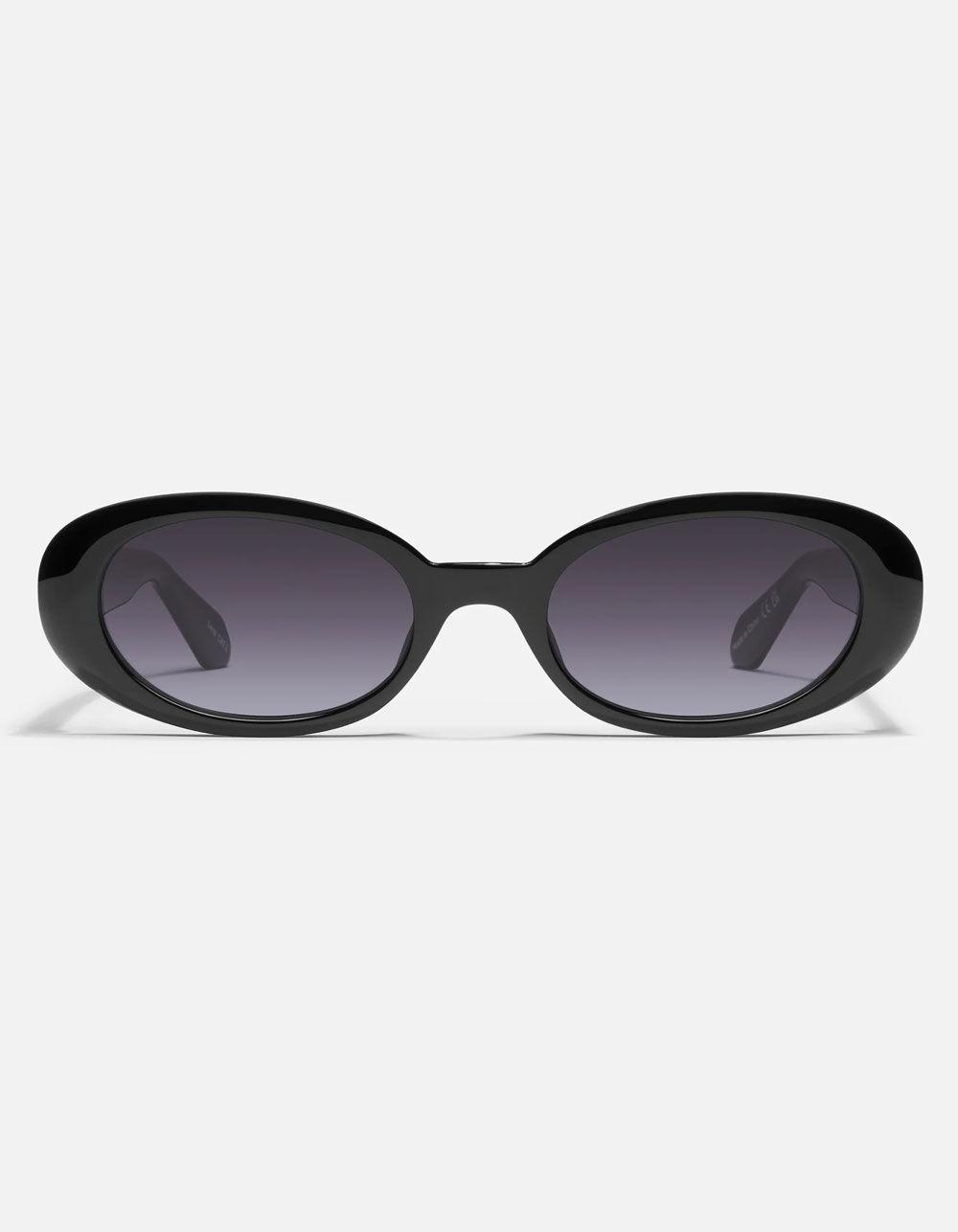 QUAY AUSTRALIA Felt Cute Sunglasses - BLACK Product Image
