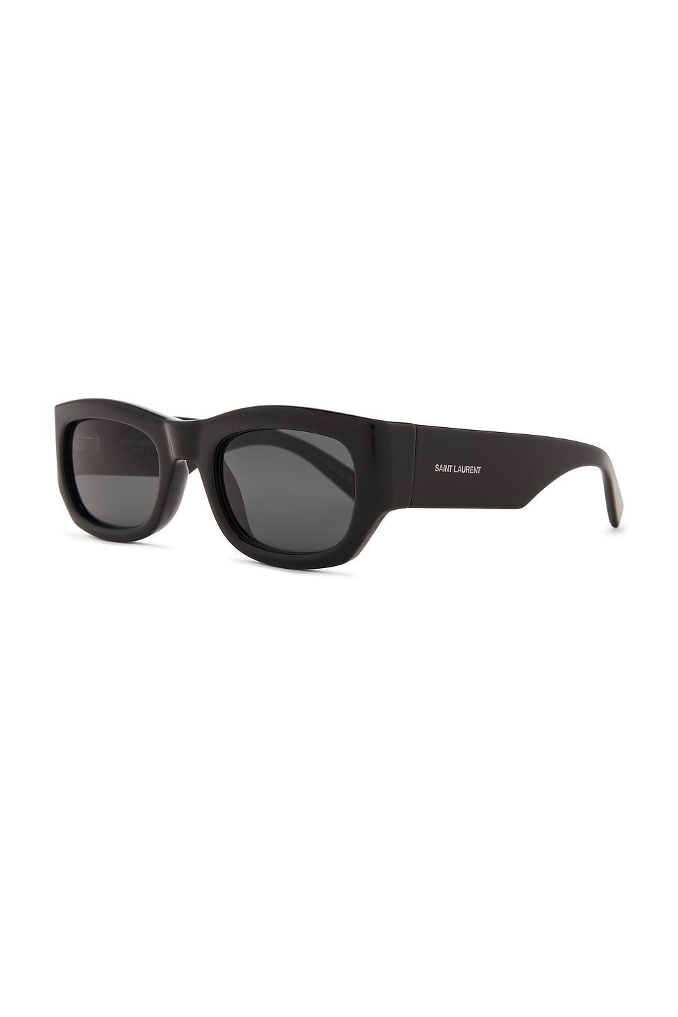 SAINT LAURENT Sl 713 Sunglasses In Black & Black Product Image