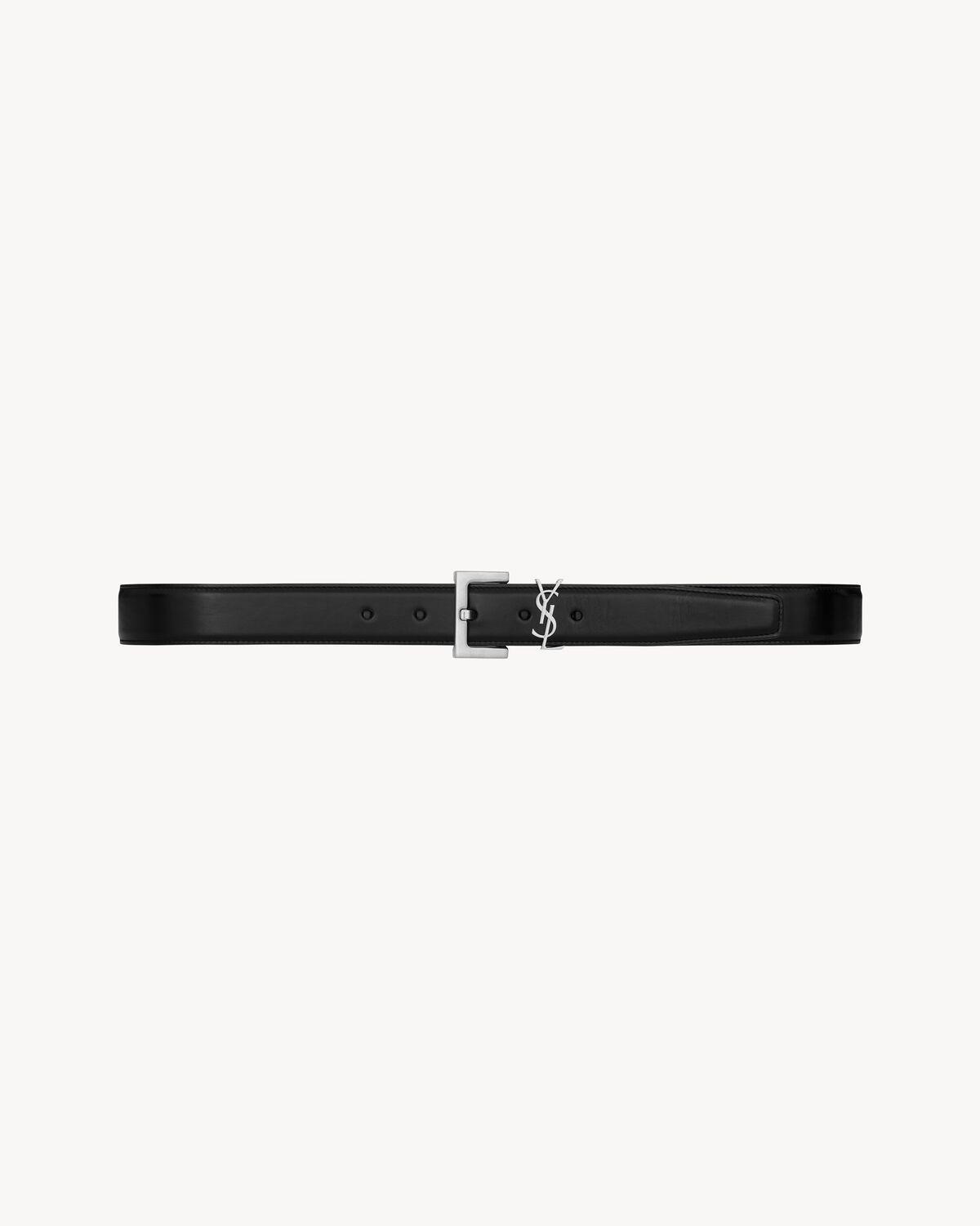 Cassandre belt in smooth leather | Saint Laurent | YSL.com Product Image