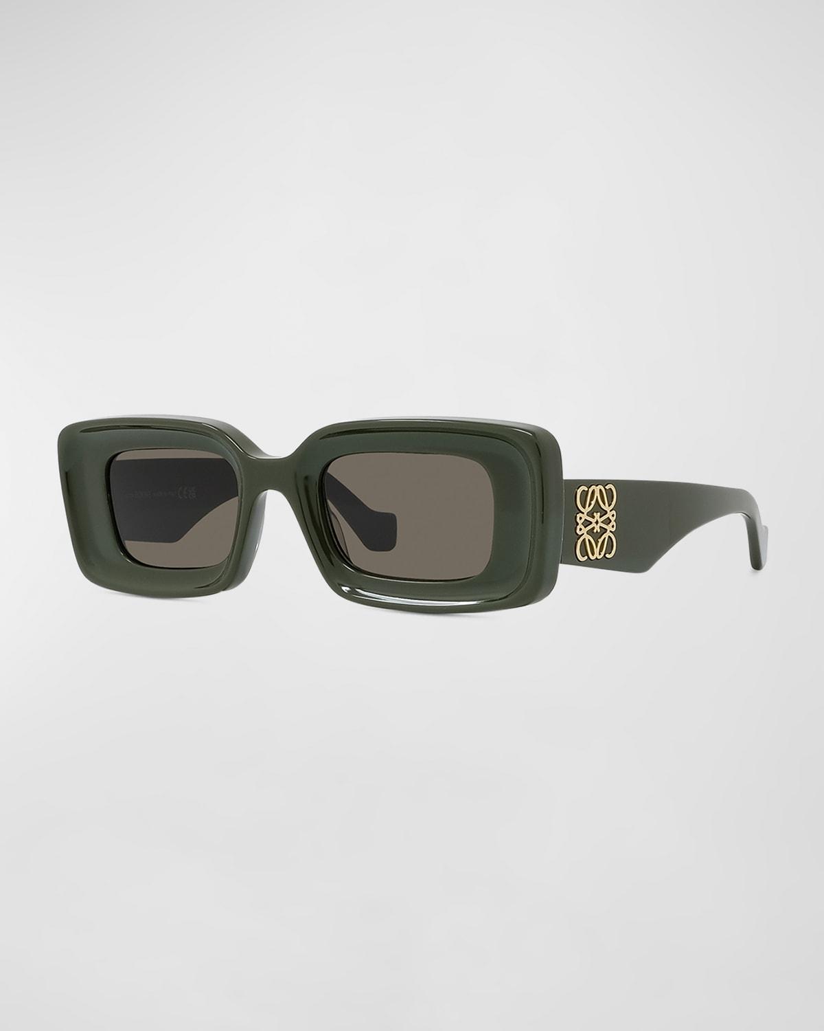 Anagram Beveled Acetate Rectangle Sunglasses Product Image