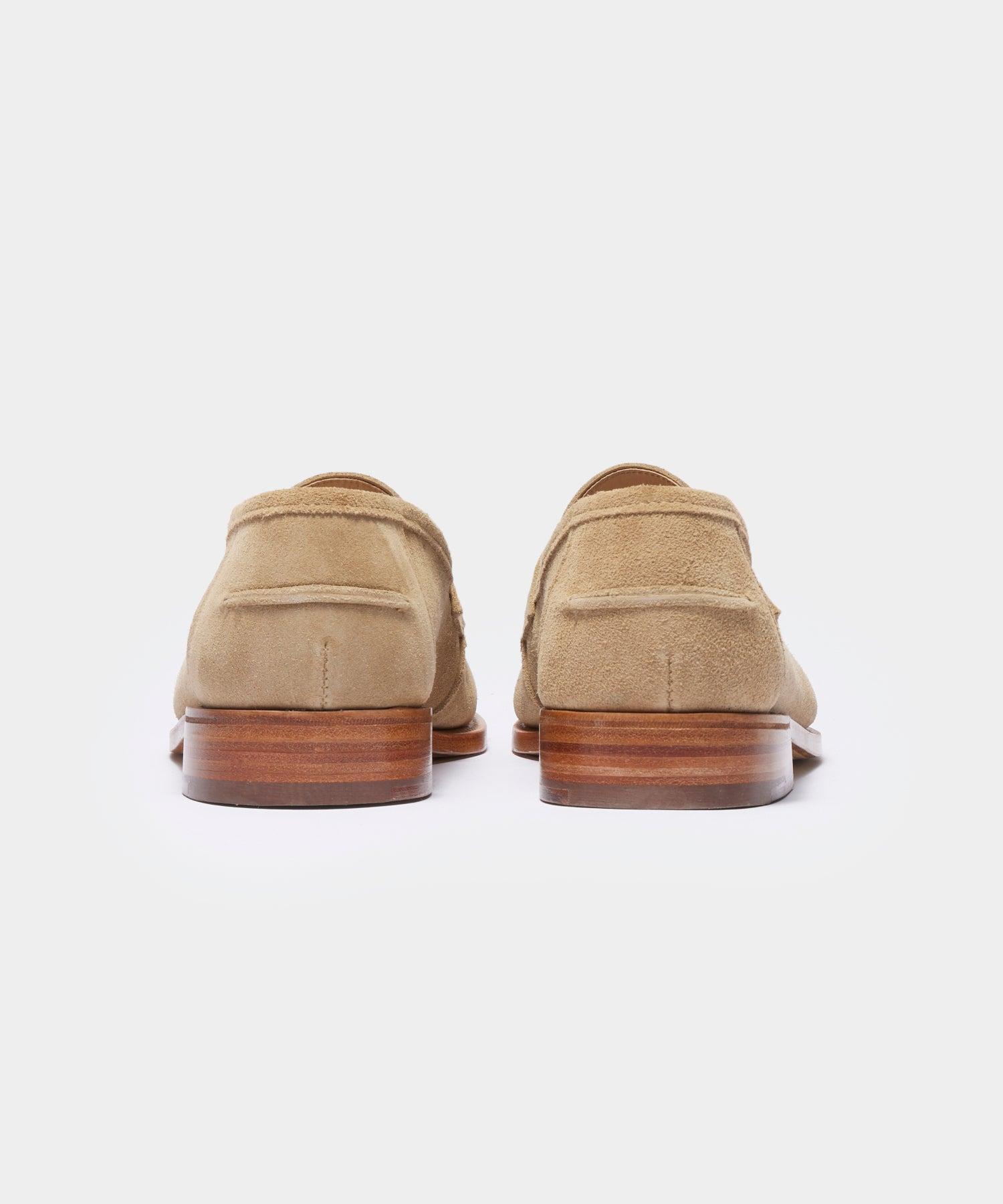 Todd Snyder x Sanders Edwin Loafer in Milkshake Suede Product Image