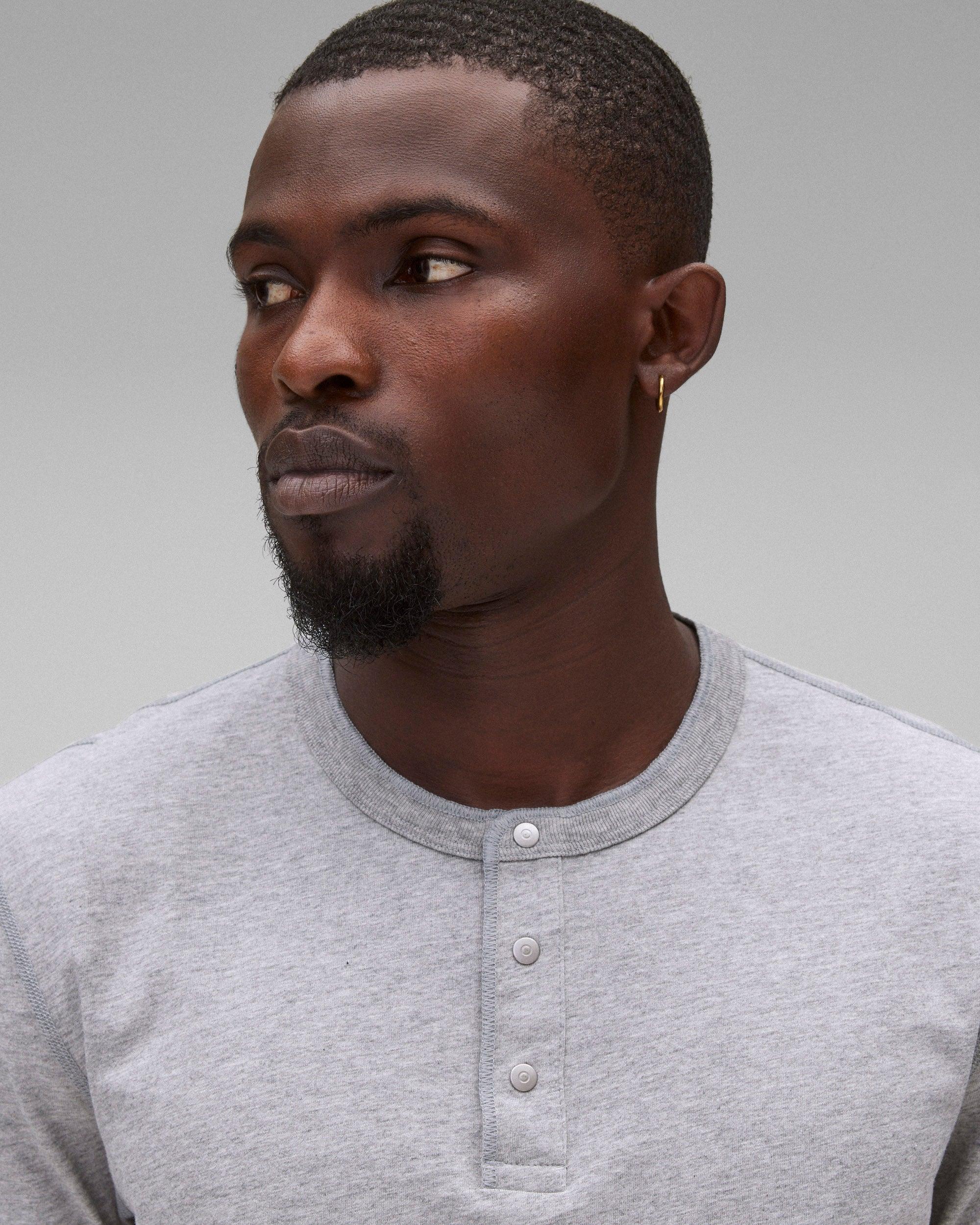 Lightweight Jersey Henley Male Product Image