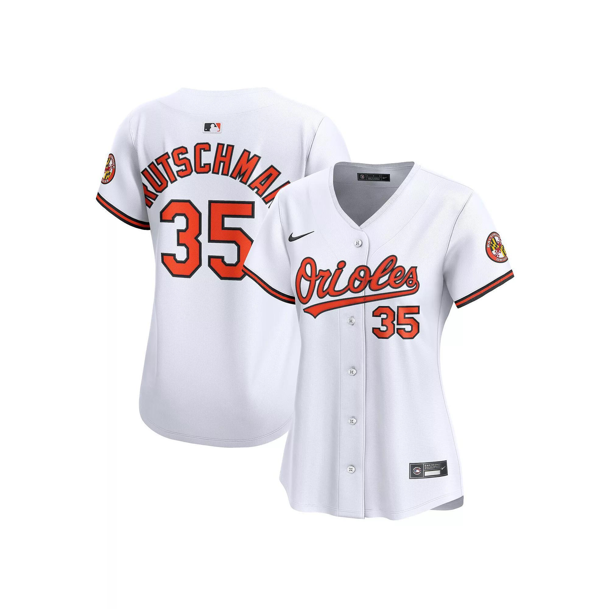 Women's Nike Adley Rutschman White Baltimore Orioles Home Limited Player Jersey, Size: Small Product Image