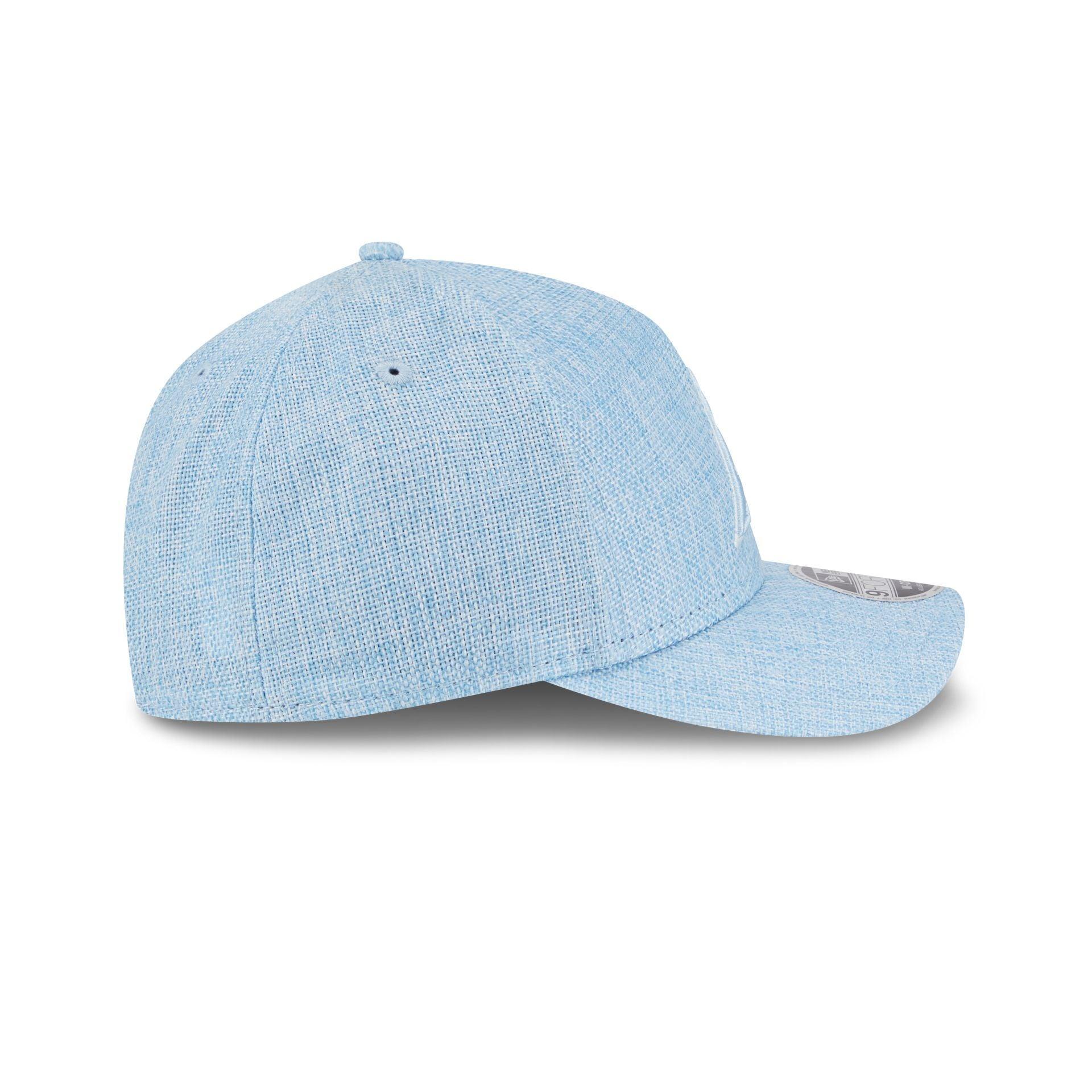 Texas Rangers Pinstripe Linen 9FORTY M-Crown A-Frame Snapback Hat Male Product Image