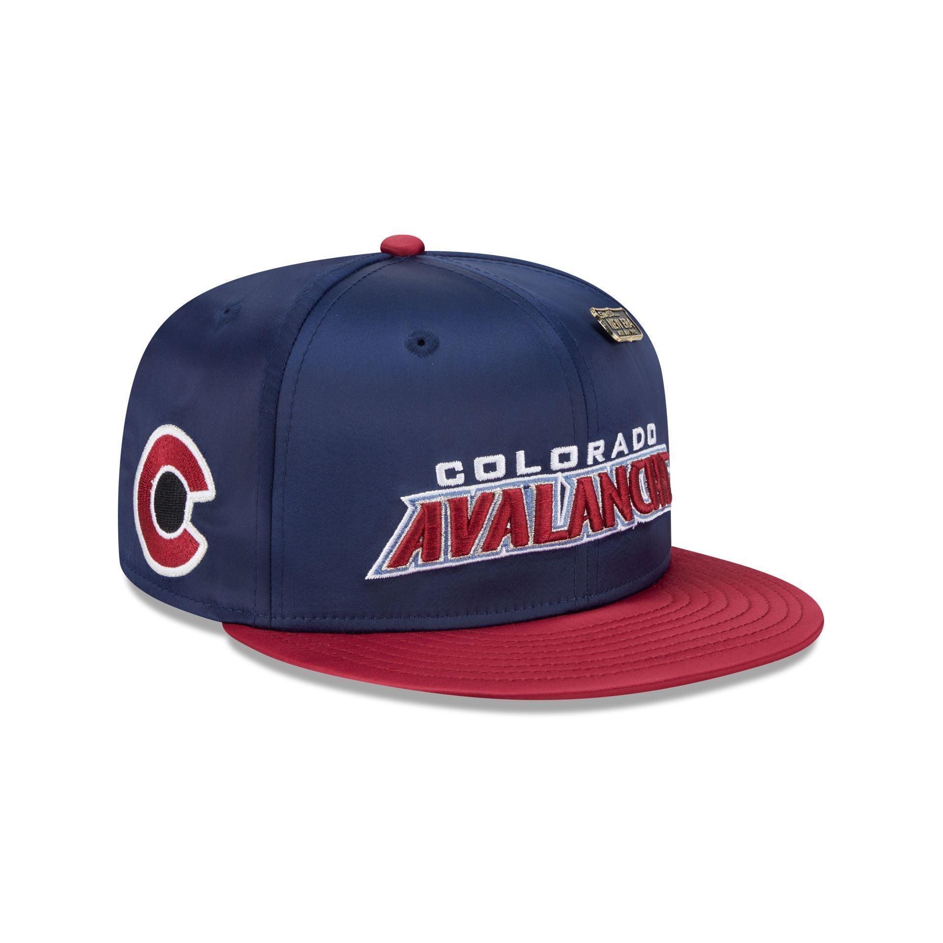 Colorado Avalanche Spring Satin 59FIFTY Fitted Hat Male Product Image