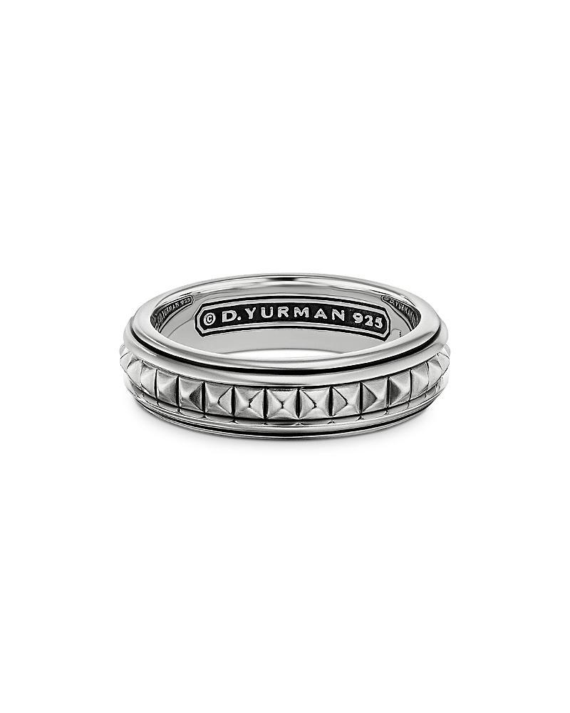 David Yurman Mens Sterling Silver Pyramid Band Product Image