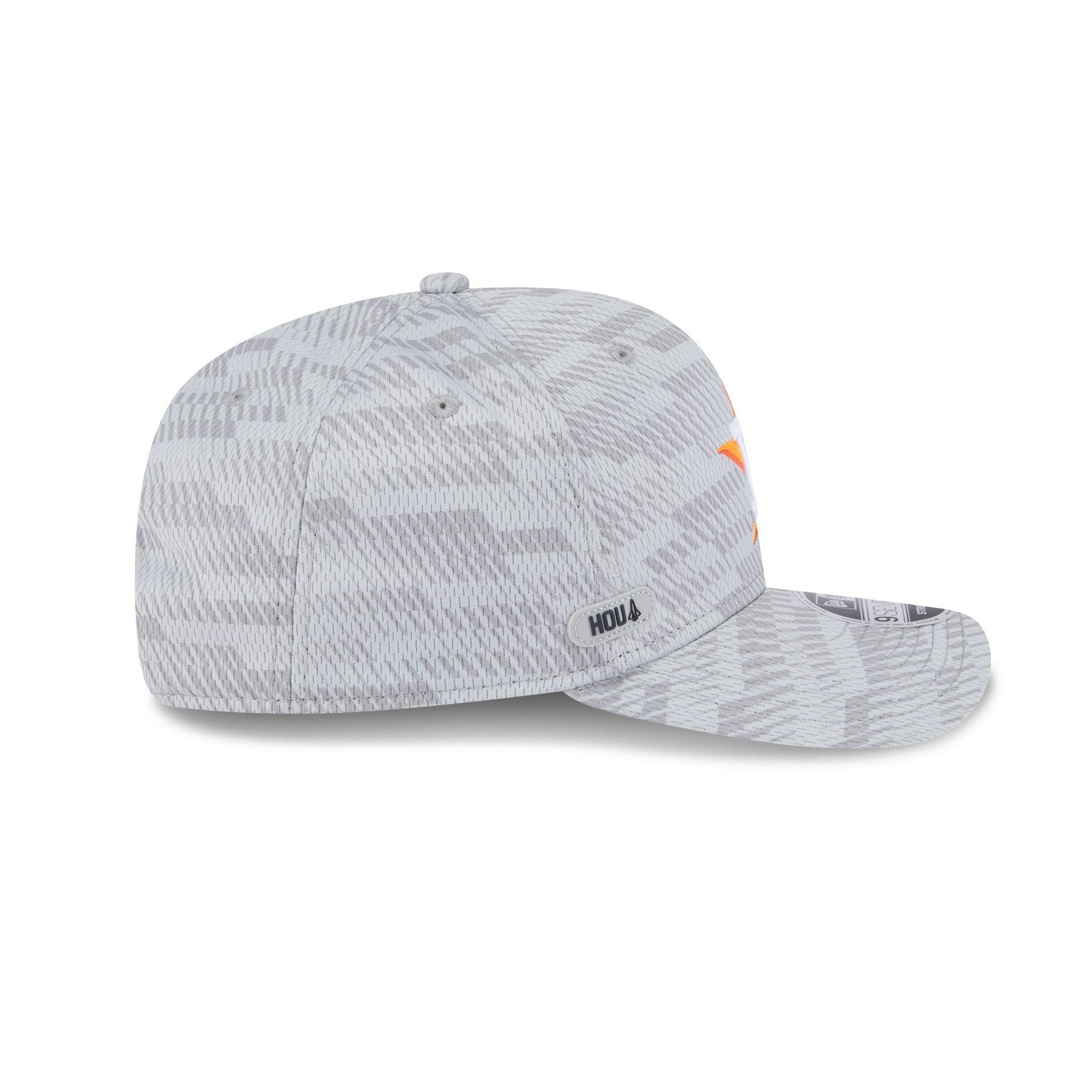 Houston Astros 2025 Clubhouse Gray 9SEVENTY Stretch-Snap Hat Male Product Image