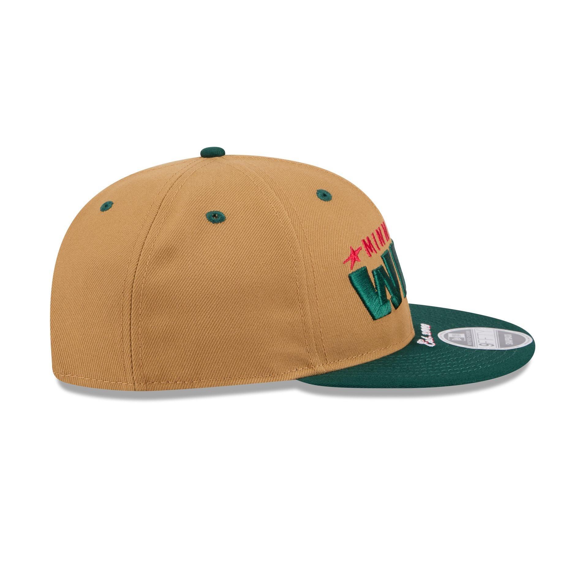 Minnesota Wild Wheat Retro Crown 9FIFTY Snapback Hat Male Product Image