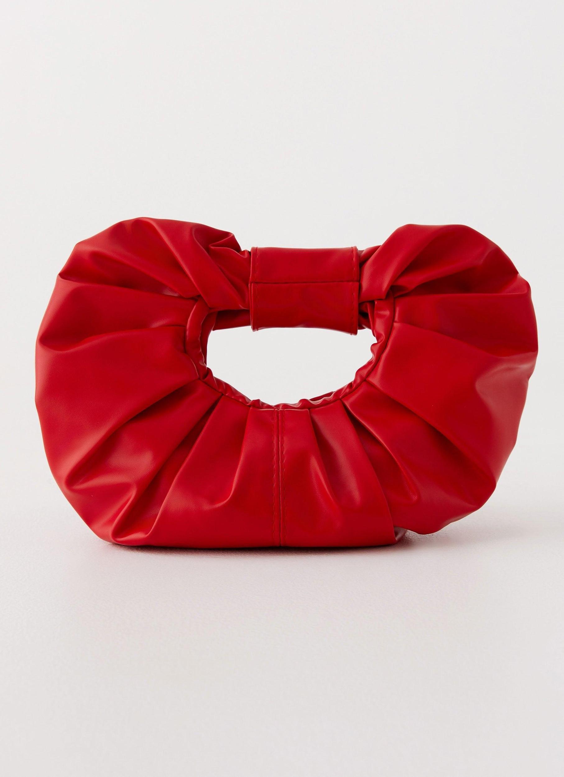 Atavista Scrunchie Bag - Red Product Image