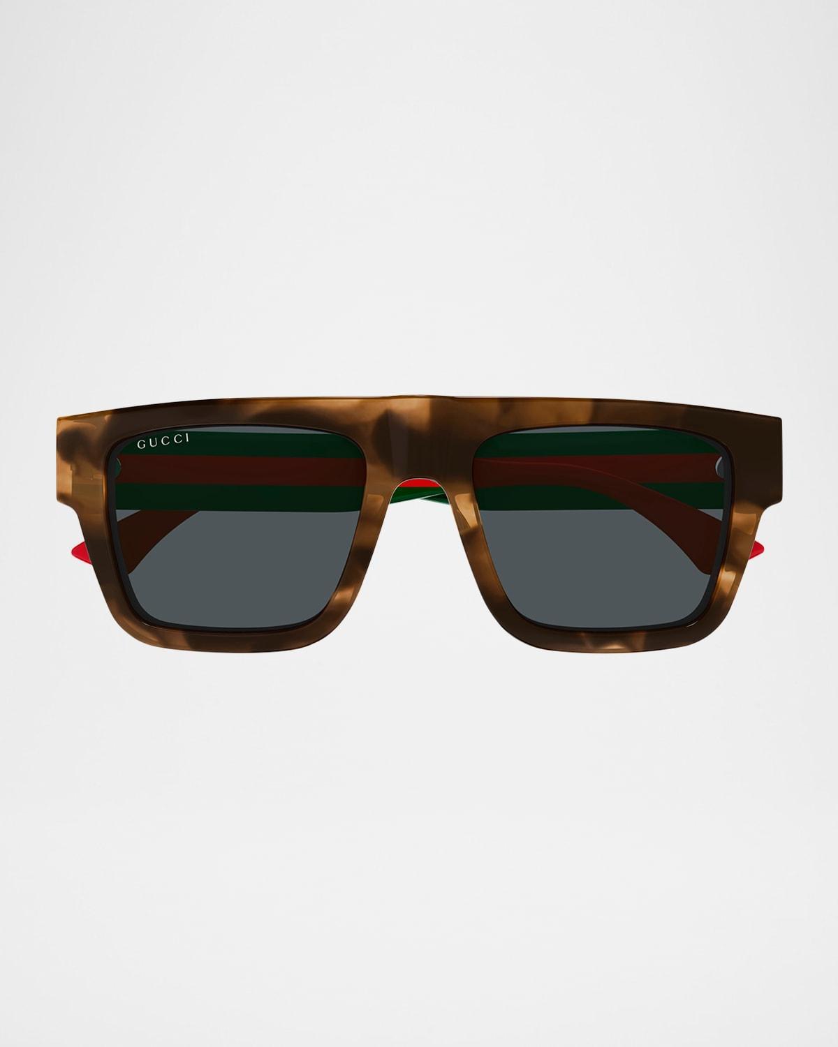 Mens GG1868SM Acetate Rectangle Sunglasses Product Image