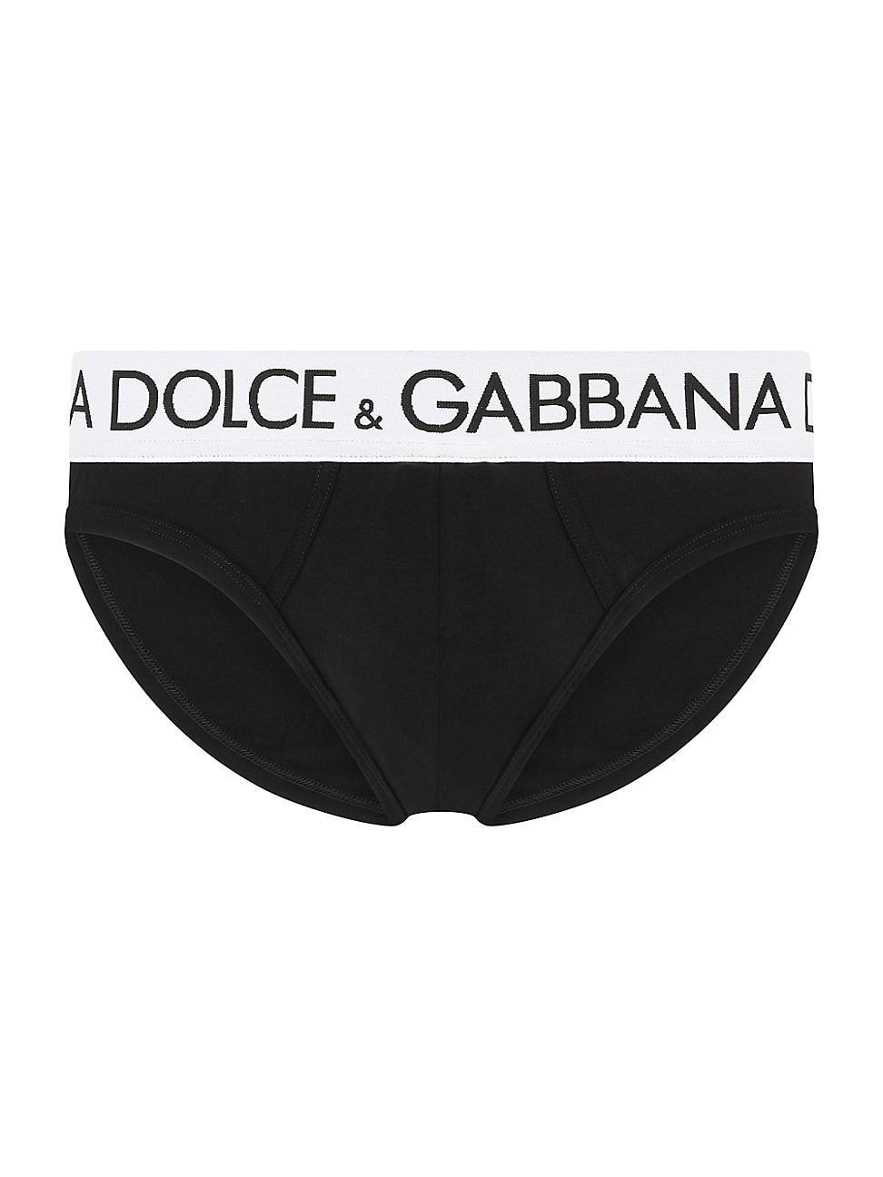 Mens Logo Waistband Stretch Cotton Midi Brief Product Image