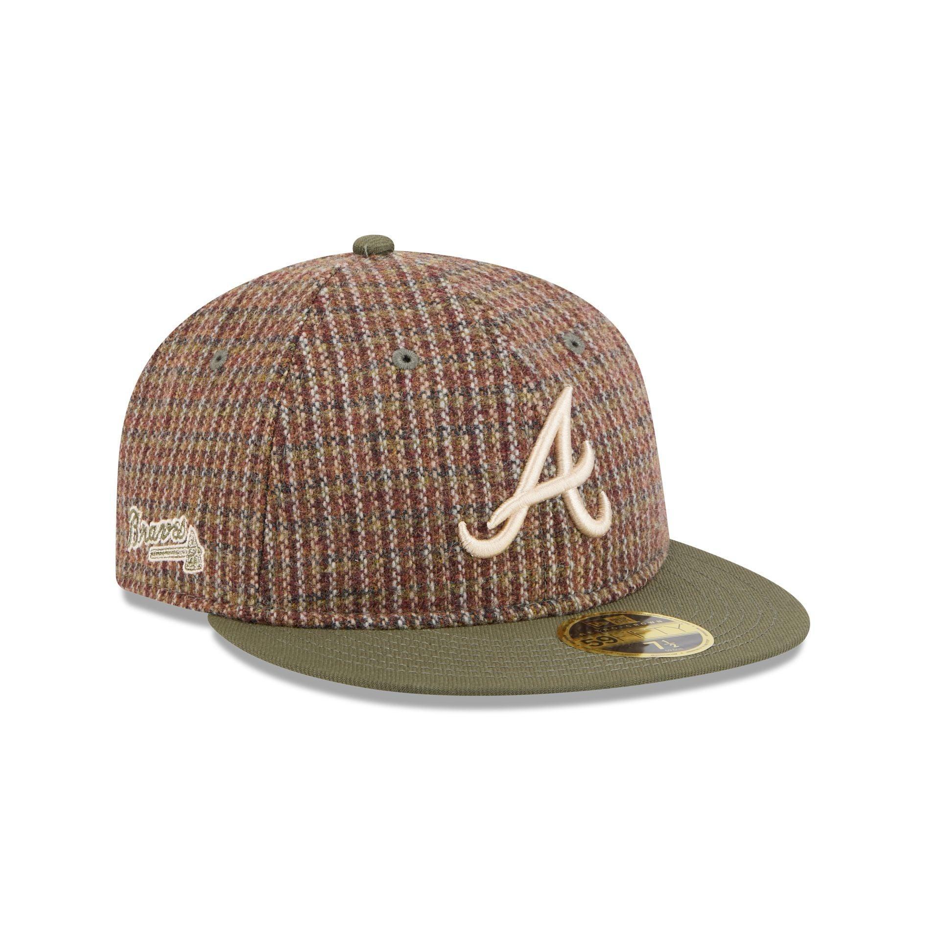 Just Caps Wool Logo Atlanta Braves Retro Crown 59FIFTY Fitted Hat Male Product Image
