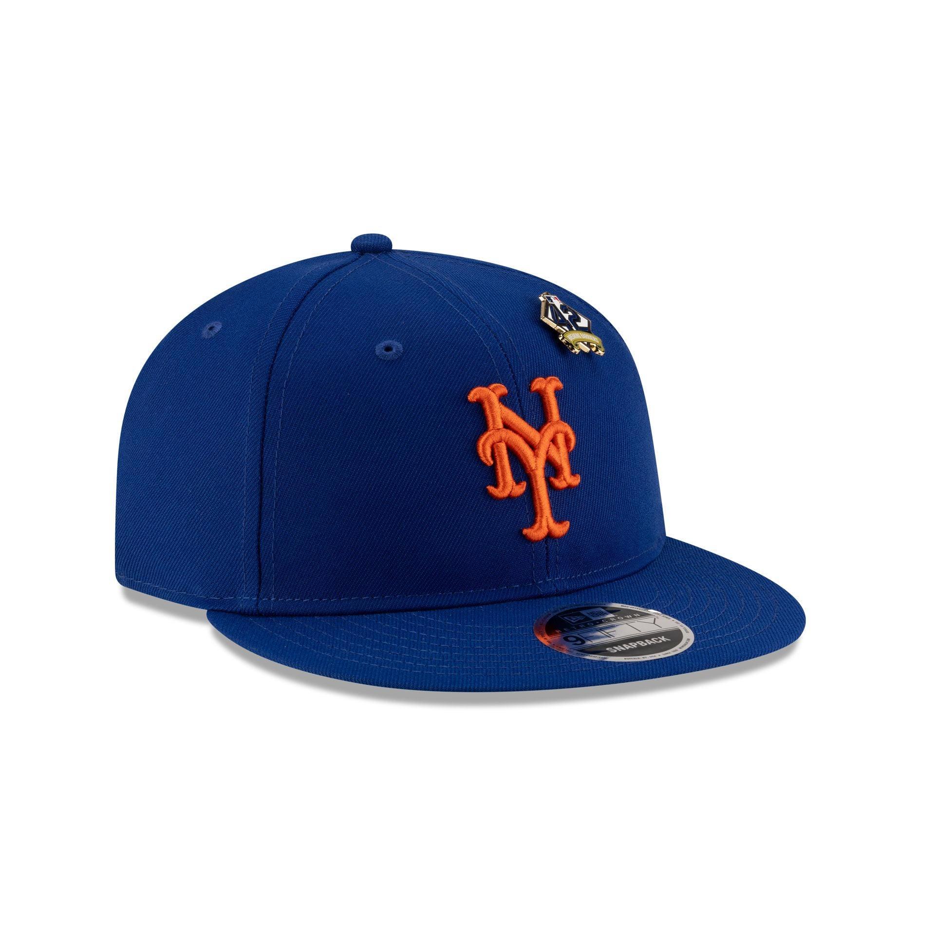 New York Mets Jackie Robinson Day 2025 Retro Crown 9FIFTY Snapback Hat Male Product Image