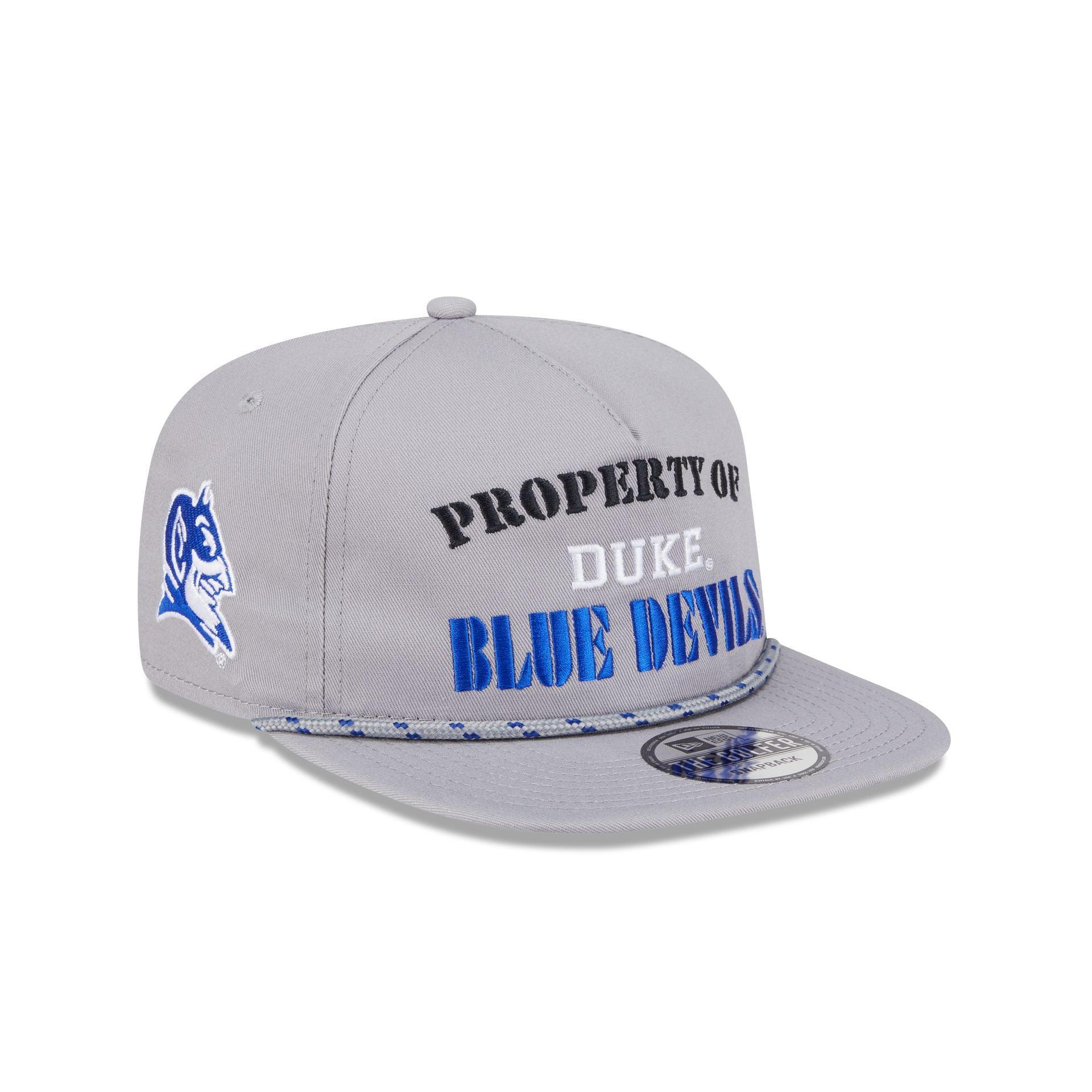 Duke Blue Devils Vintage Gray Rope Golfer Hat Male Product Image
