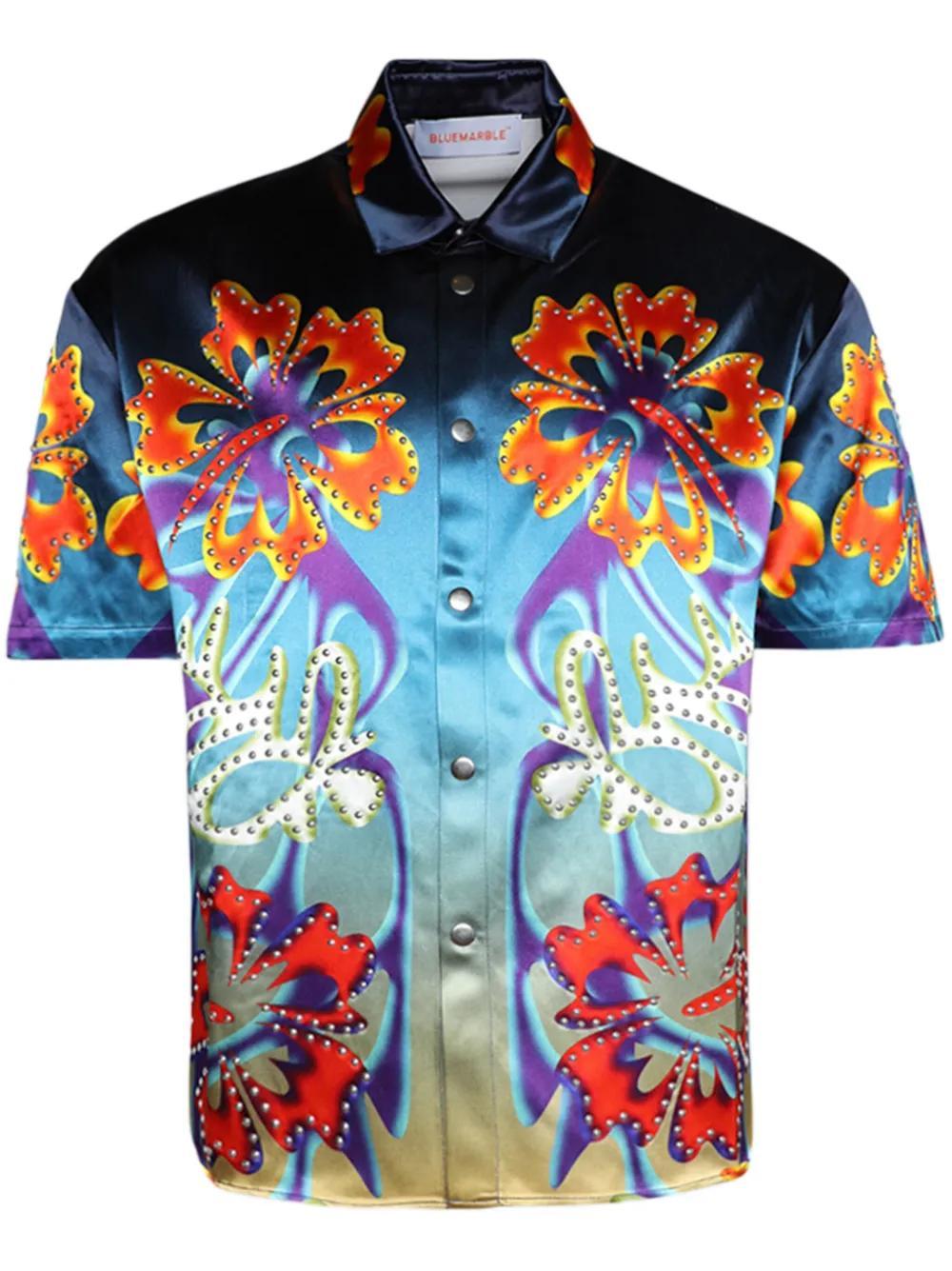 Hibiscus floral-print shirt Product Image