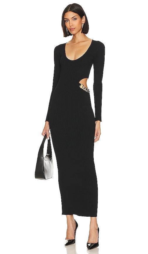 LAGENCE Sloane Chain Cutout Knit Dress Product Image