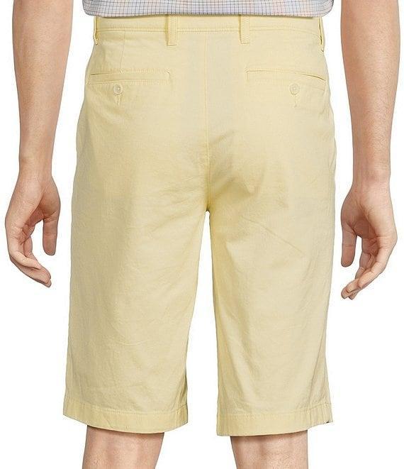 Roundtree & Yorke The Cloud Short Washed Classic Fit Flat Front 13#double; Inseam Chino Shorts Product Image