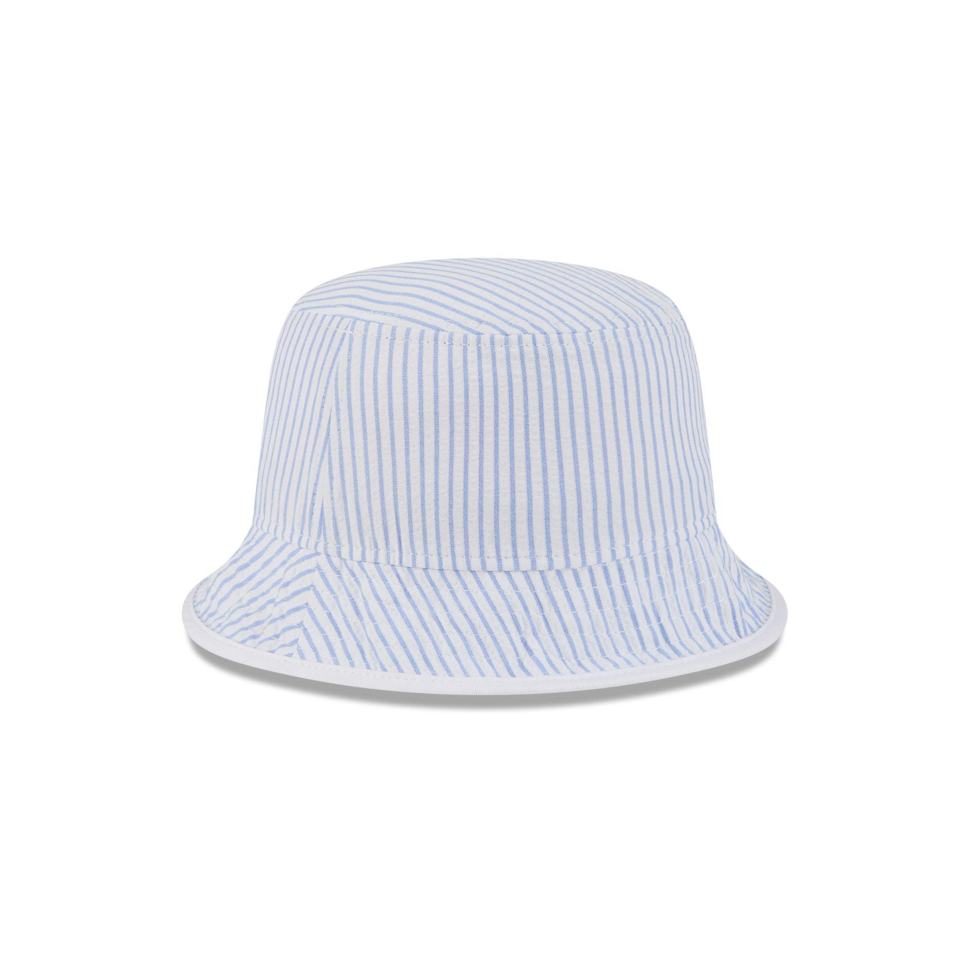 New Era Cap Sky Blue Pinstripe Bucket Hat Male Product Image