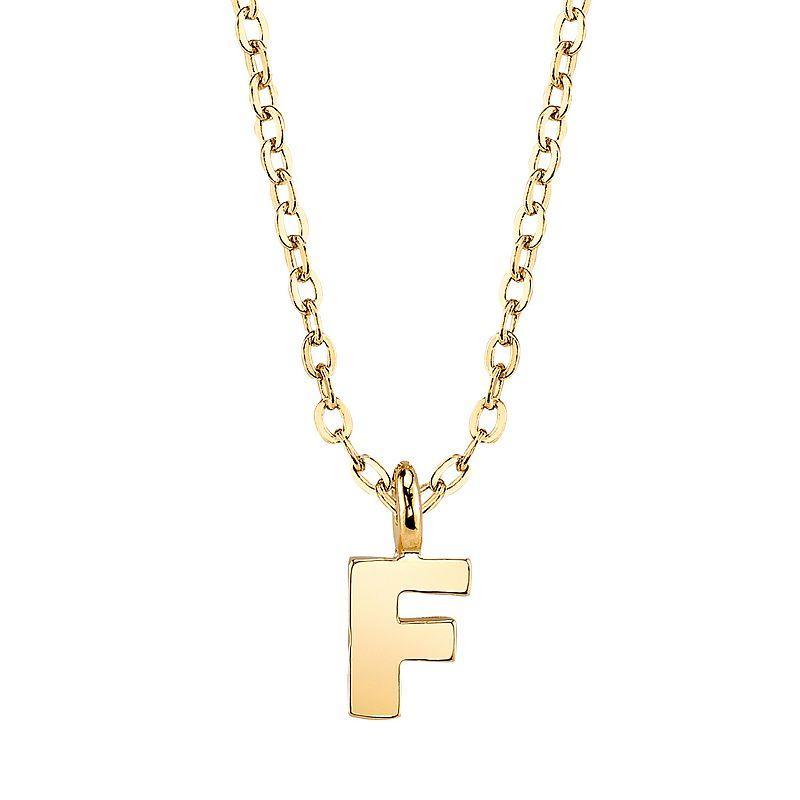 1928 Initial Pendant Necklace, Womens Product Image