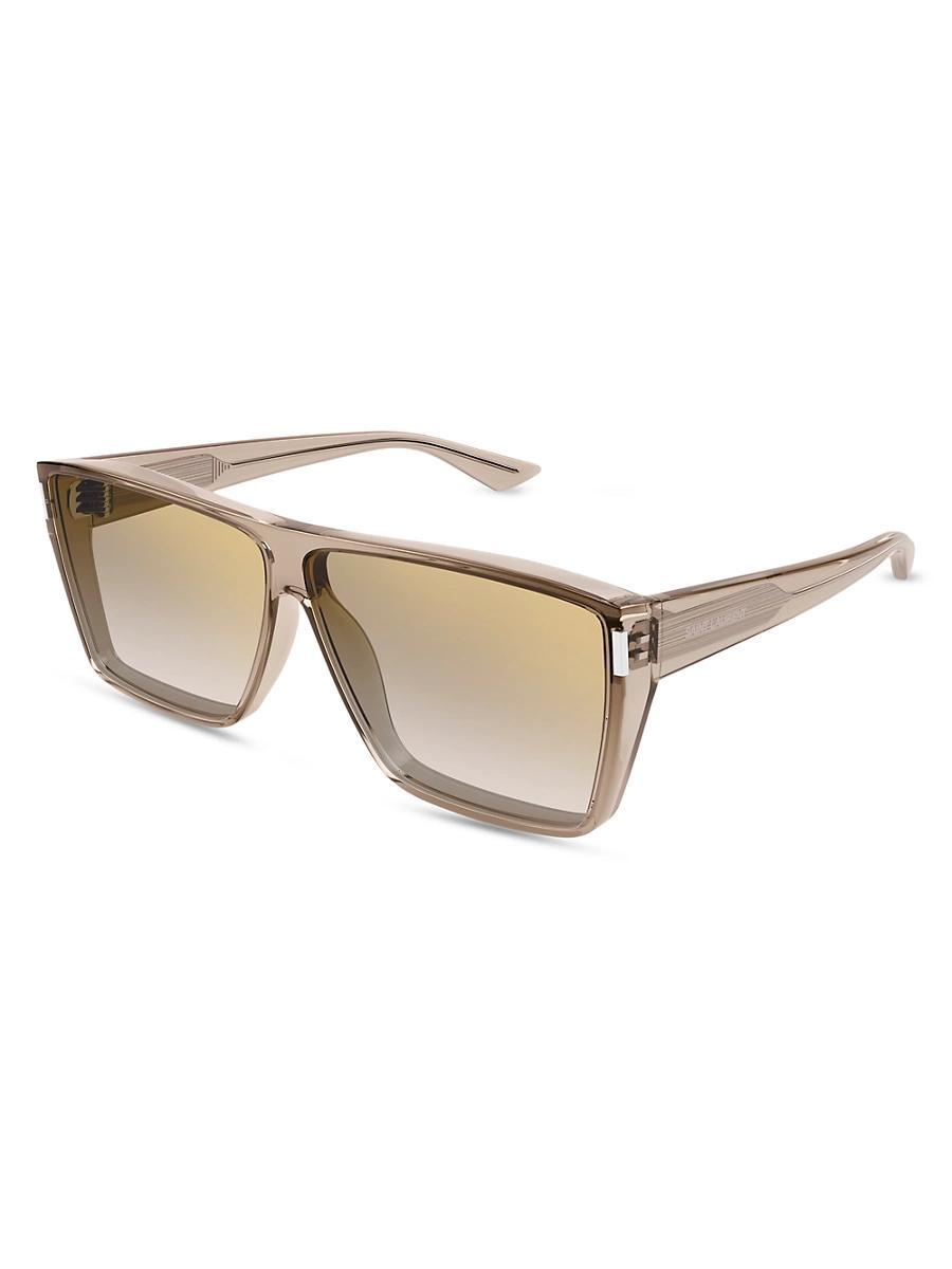 Mens Bold Contour 64MM Square Sunglasses Product Image