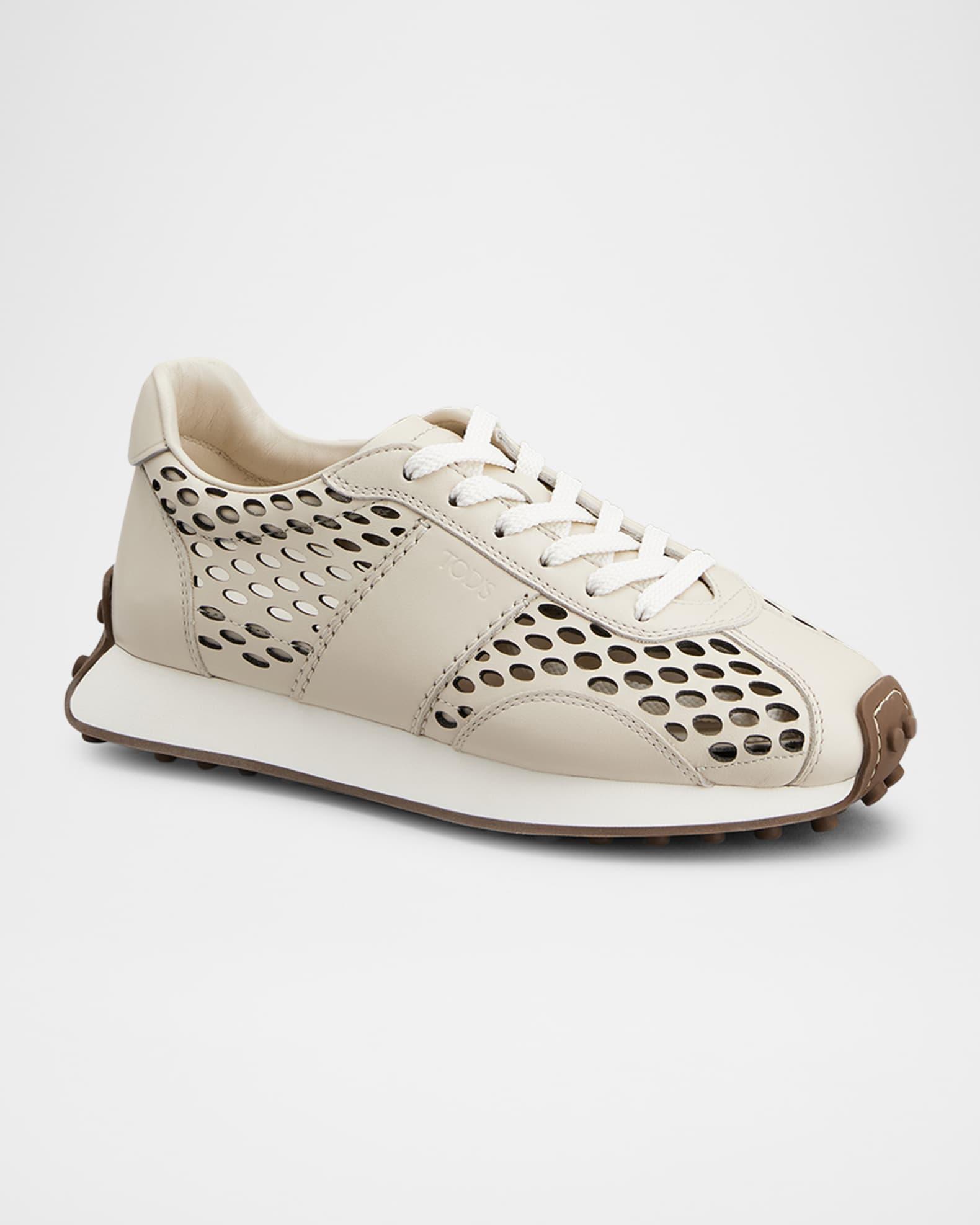 Leather Net Sport Active Sneakers Product Image
