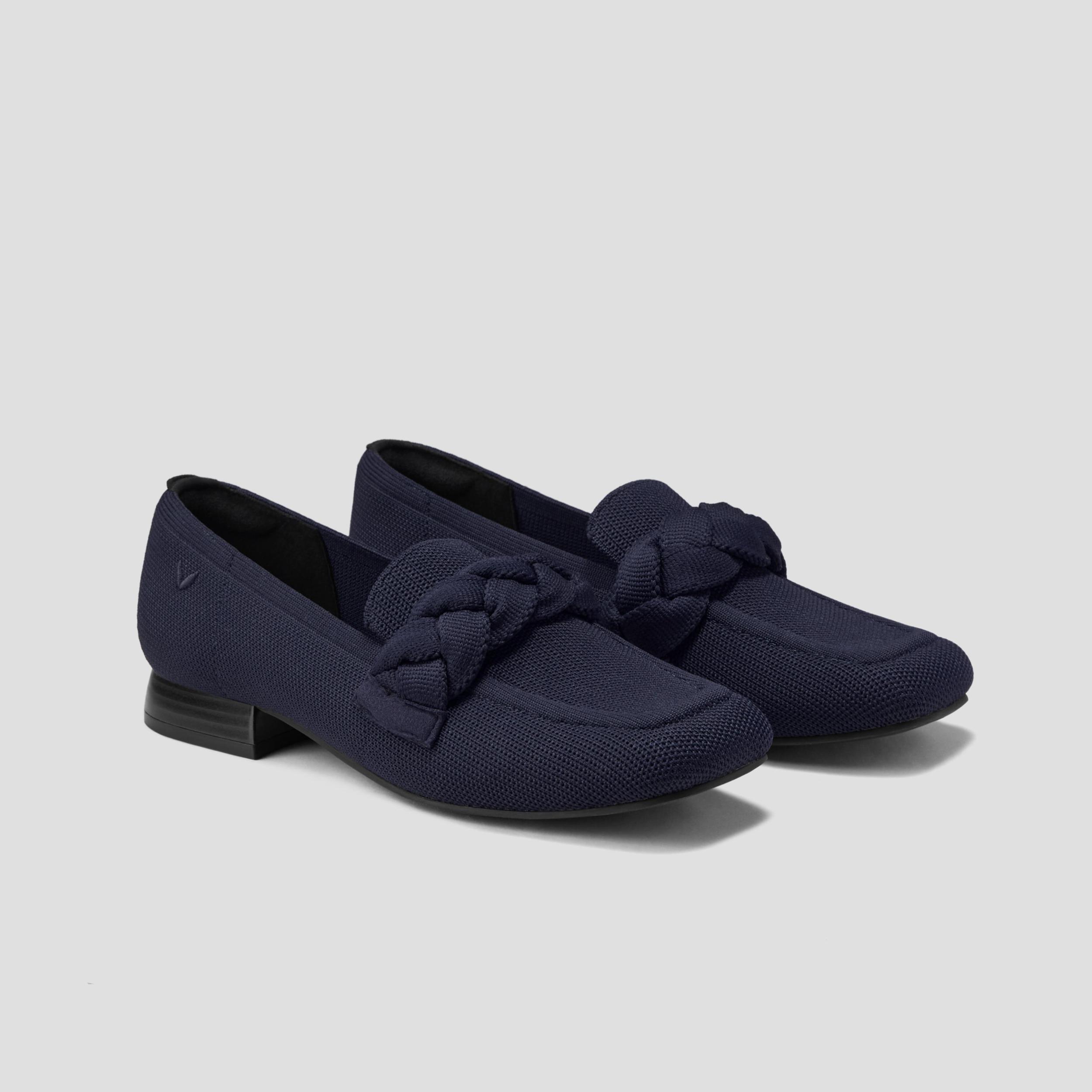 Square-Toe Knot Loafers (Caitlin 2.0) Product Image