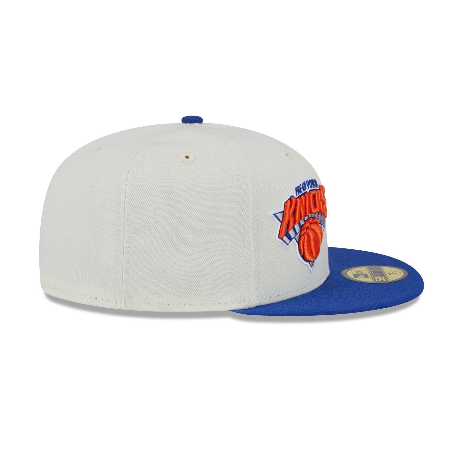 New York Knicks Jalen Brunson Chrome White 59FIFTY Fitted Hat Male Product Image