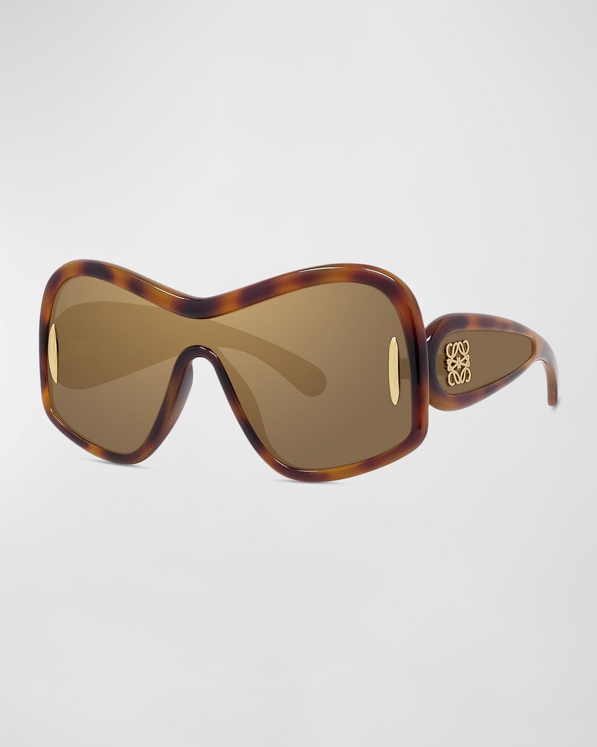 Loewe Anagram Fashion Mirrored Mask Sunglasses Product Image