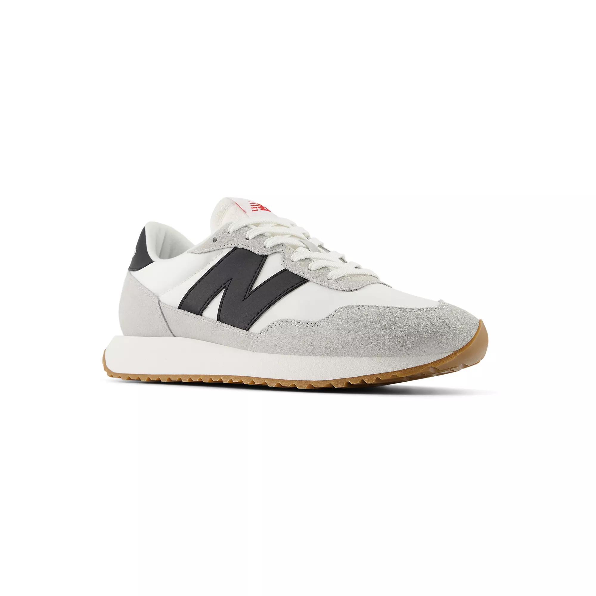 New Balance® 237 Men's Running Shoes, Size: 15, White Gray Product Image