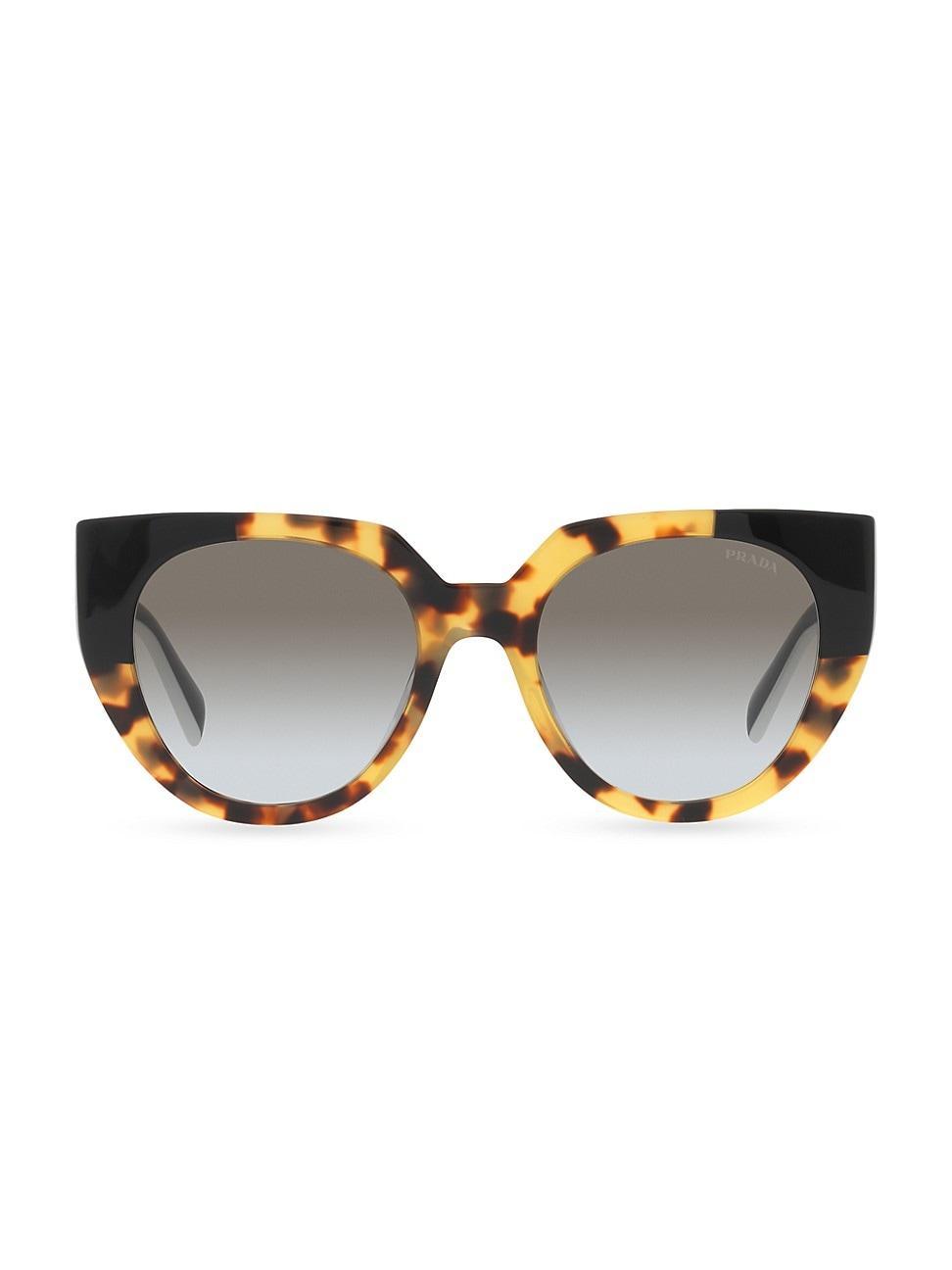 Prada Womens PR 14WS 52mm Tortoise Cat Eye Sunglasses Product Image