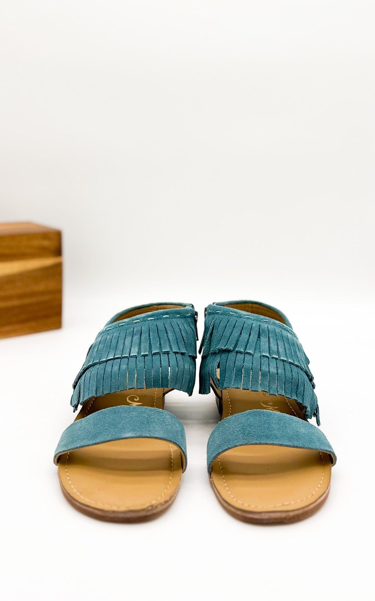 Fringe Star Sandal in Teal (Online Exclusive) Product Image