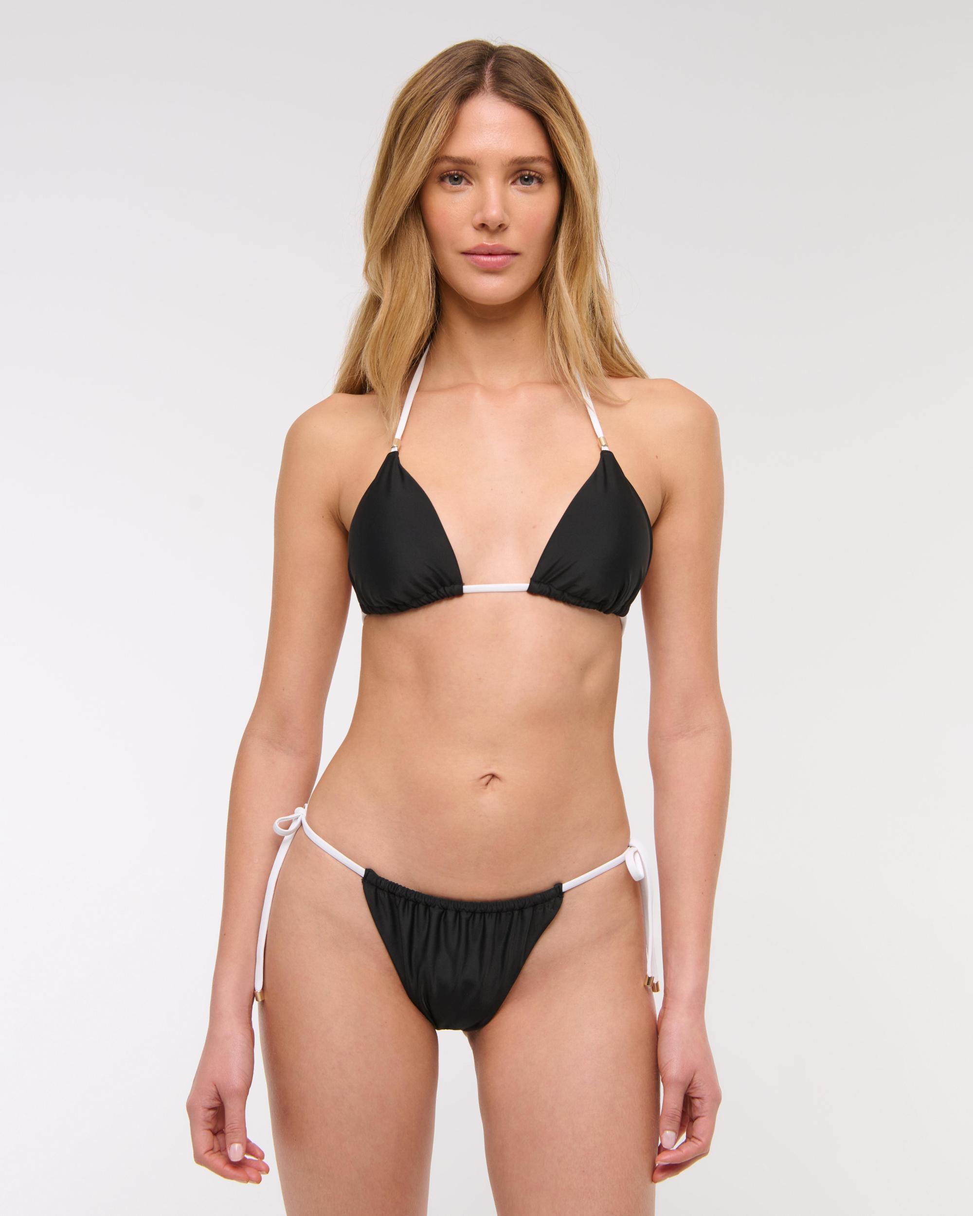 Low Rise Ruched Tie-Side Cheeky Bottom Product Image