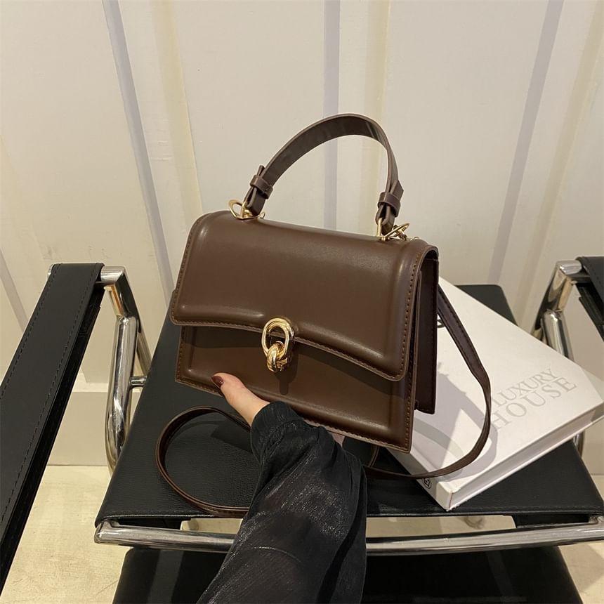 Flap Top Handle Crossbody Bag Product Image